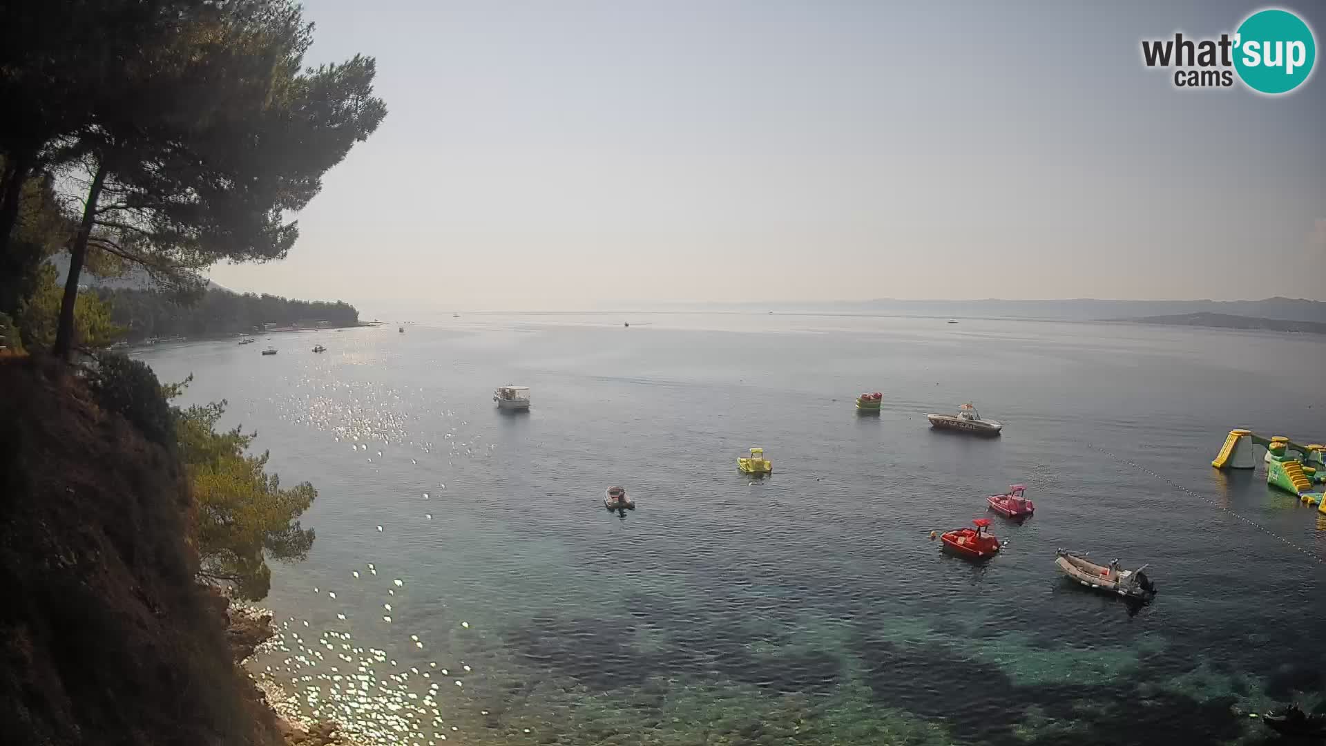 Webcam Strand Potočine Bol – Liveblick auf Borak Beach, Insel Brač