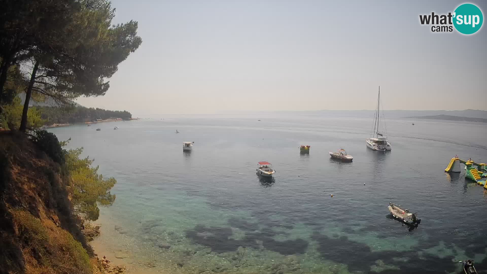 Webcam Potočine Beach Bol – Live View of Borak Beach, Brač Island