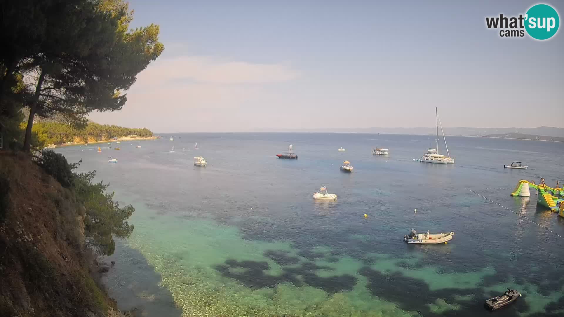 Webcam Strand Potočine Bol – Liveblick auf Borak Beach, Insel Brač