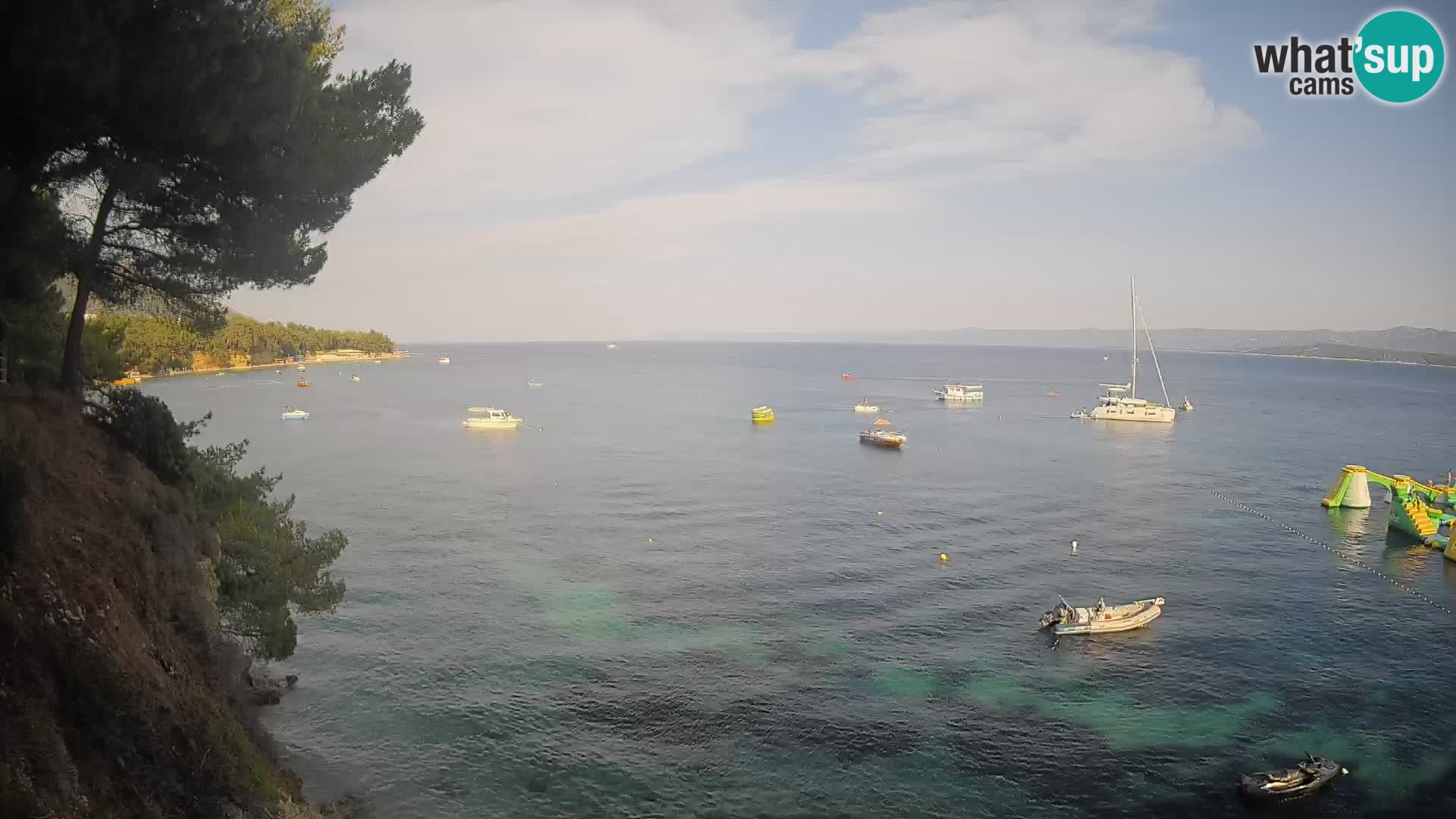 Webcam Potočine Beach Bol – Live View of Borak Beach, Brač Island