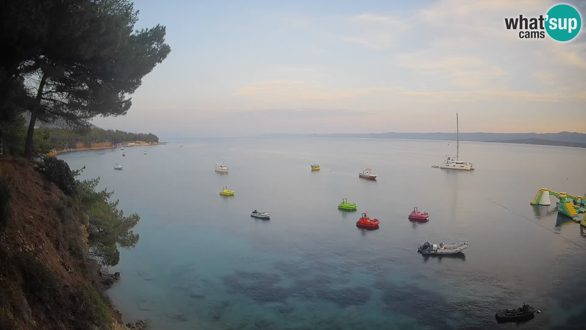 Webcam plage Potočine Bol – Vue en direct sur Borak Beach, île de Brač