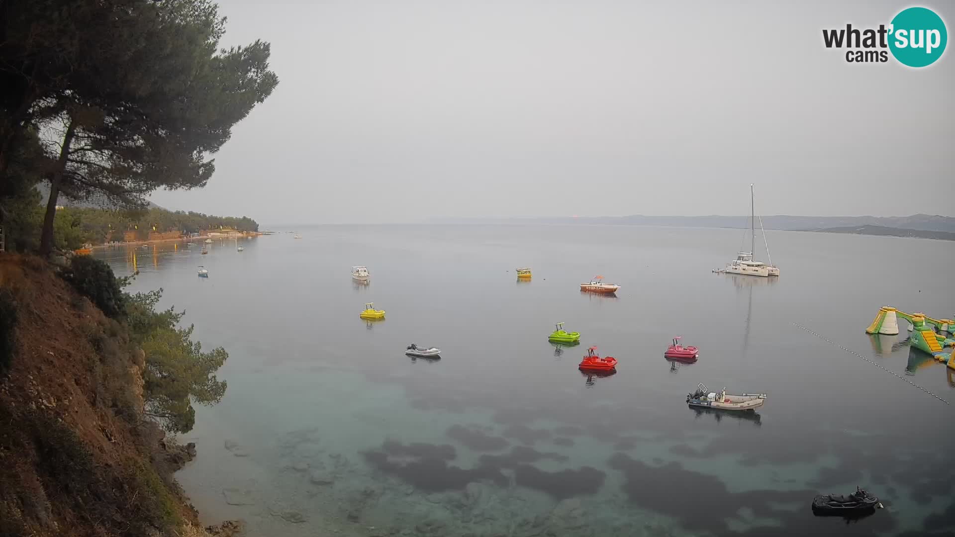 Webcam Strand Potočine Bol – Liveblick auf Borak Beach, Insel Brač