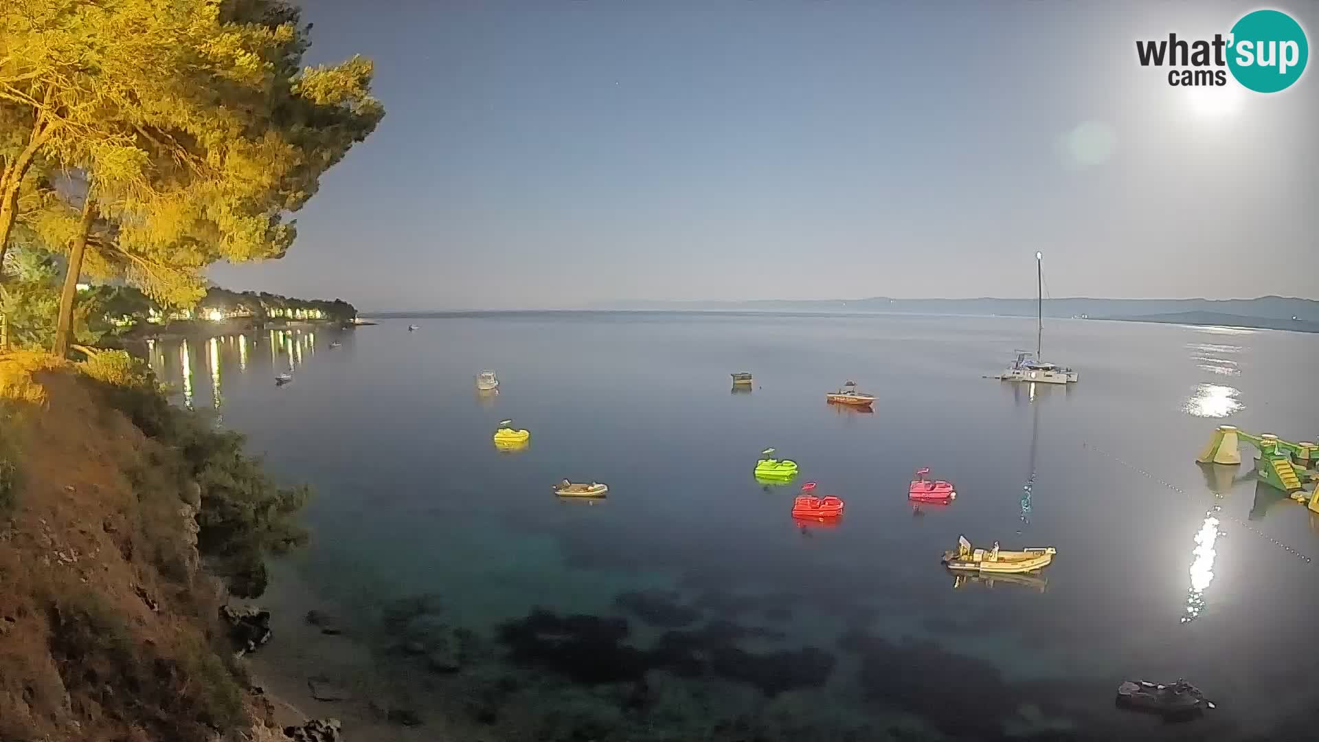 Webcam Potočine Beach Bol – Live View of Borak Beach, Brač Island
