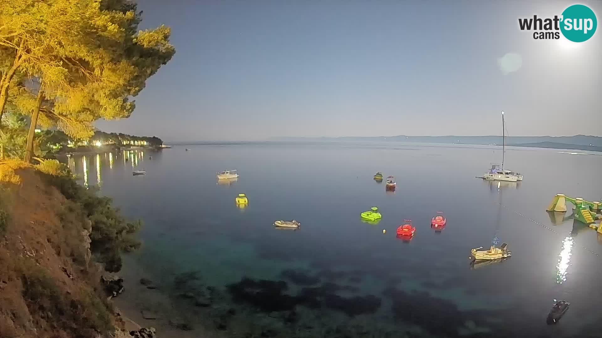 Webcam Potočine Beach Bol – Live View of Borak Beach, Brač Island