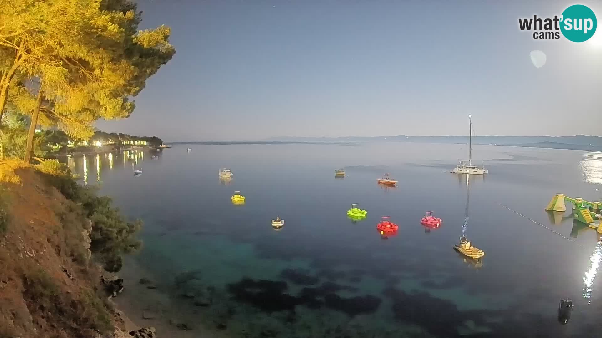 Webcam Potočine Beach Bol – Live View of Borak Beach, Brač Island