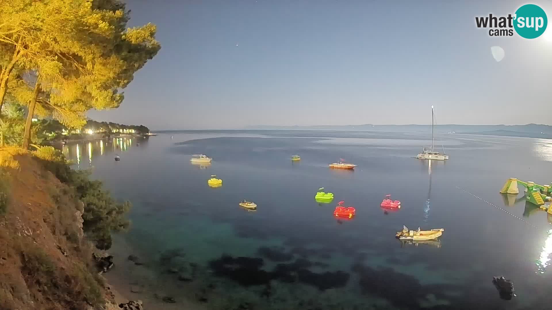 Webcam Potočine Beach Bol – Live View of Borak Beach, Brač Island