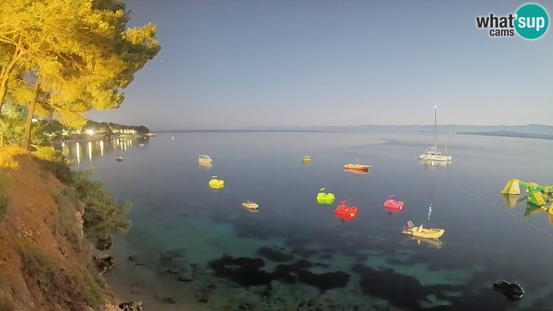 Webcam Potočine Beach Bol – Live View of Borak Beach, Brač Island