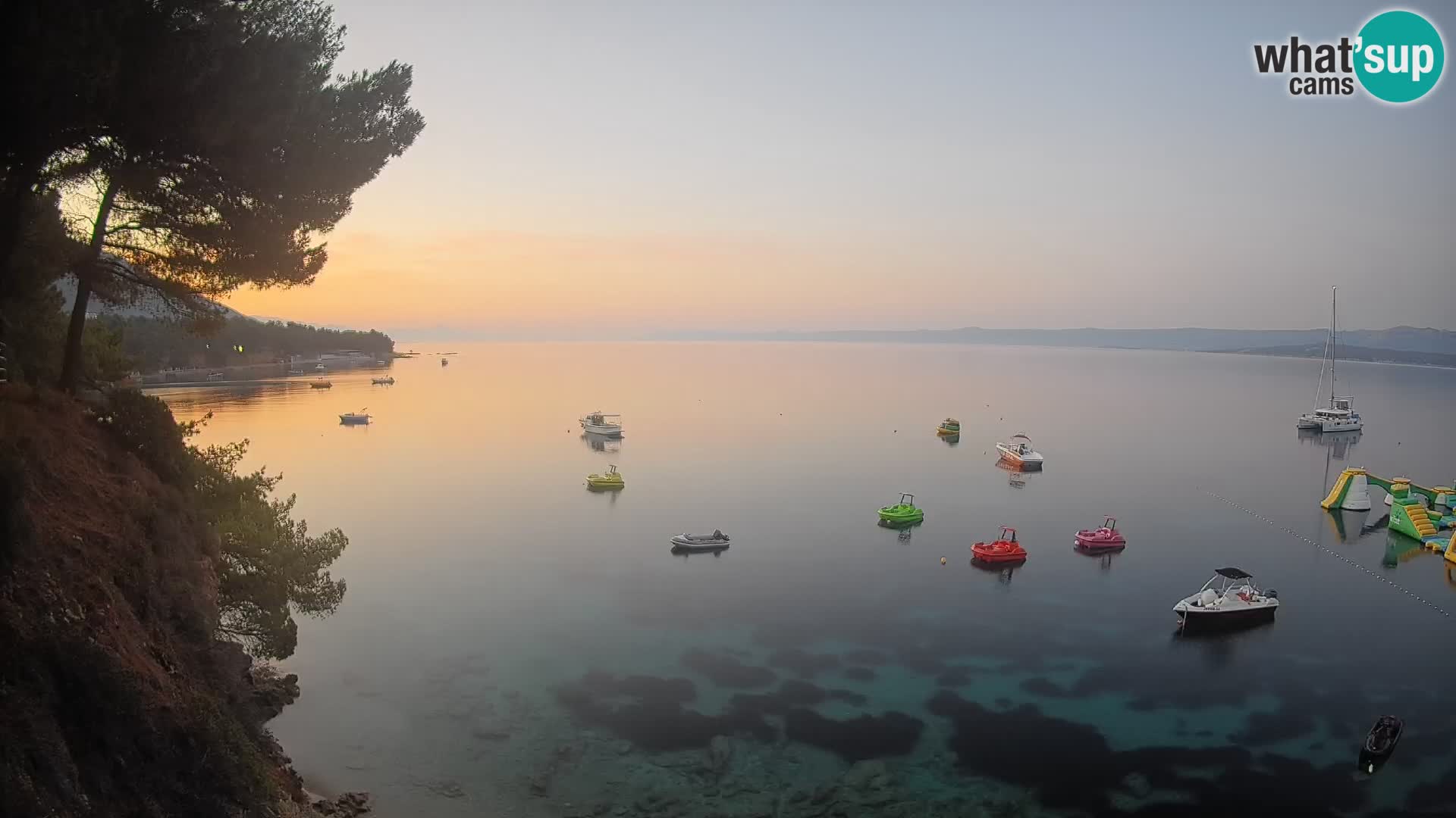 Webcam Strand Potočine Bol – Liveblick auf Borak Beach, Insel Brač
