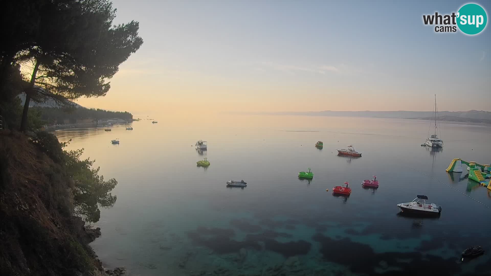 Webcam Potočine Beach Bol – Live View of Borak Beach, Brač Island