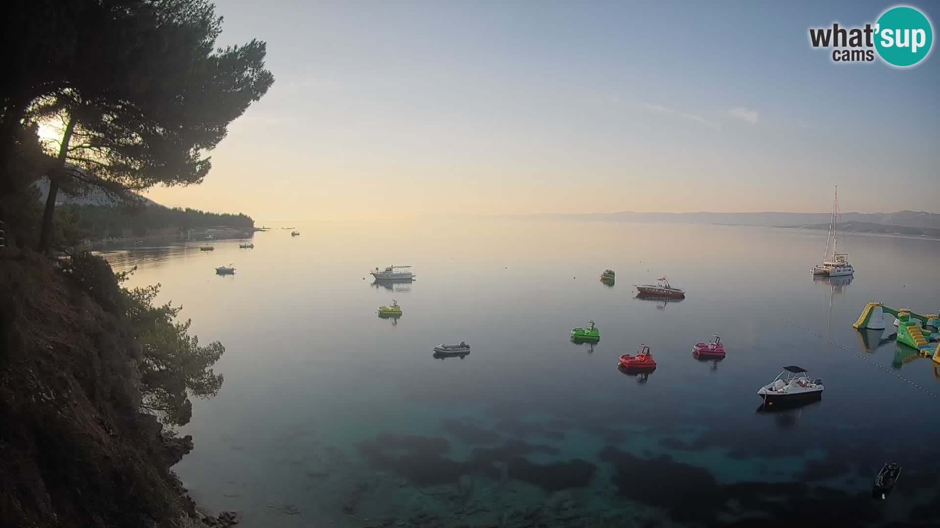 Webcam Potočine Beach Bol – Live View of Borak Beach, Brač Island