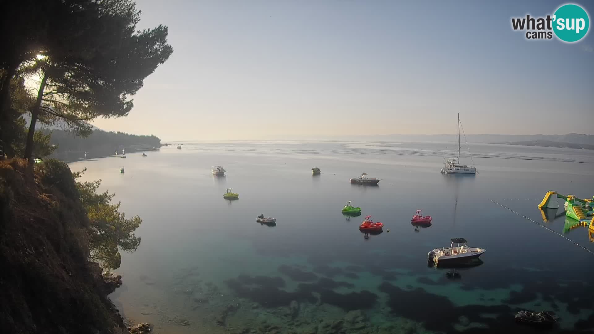 Webcam Potočine Beach Bol – Live View of Borak Beach, Brač Island