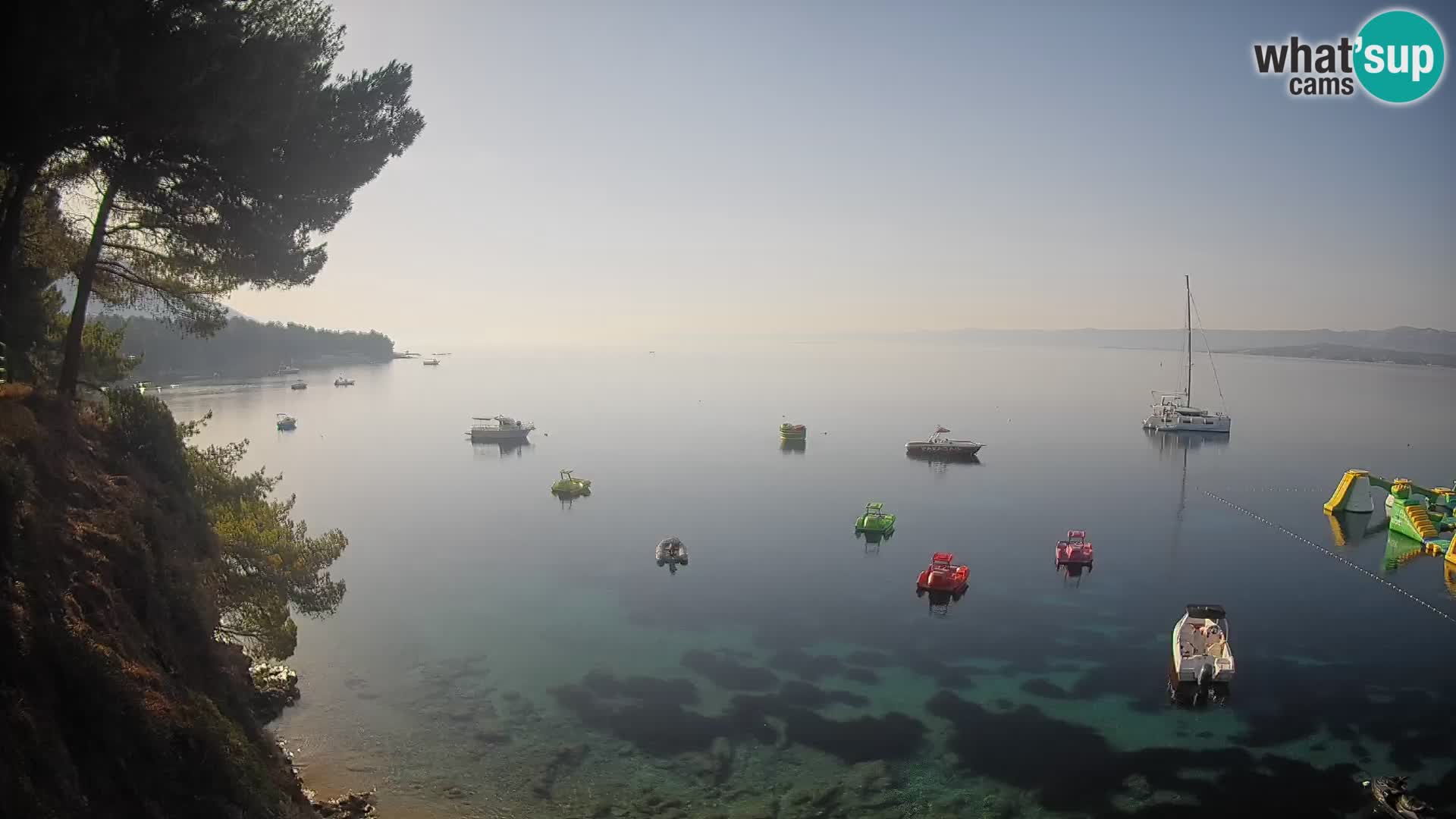 Webcam Potočine Beach Bol – Live View of Borak Beach, Brač Island