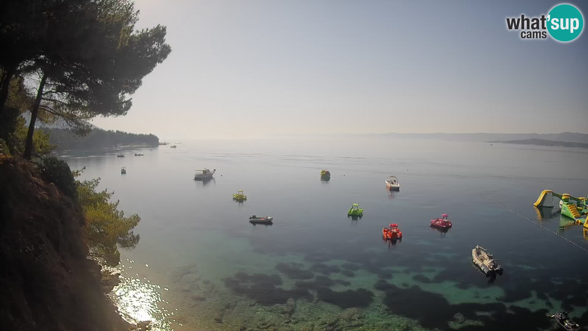 Webcam Strand Potočine Bol – Liveblick auf Borak Beach, Insel Brač