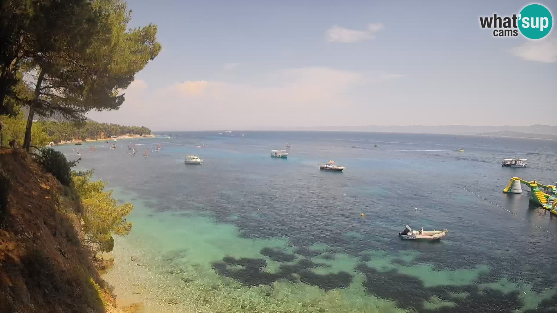 Webcam Potočine Beach Bol – Live View of Borak Beach, Brač Island