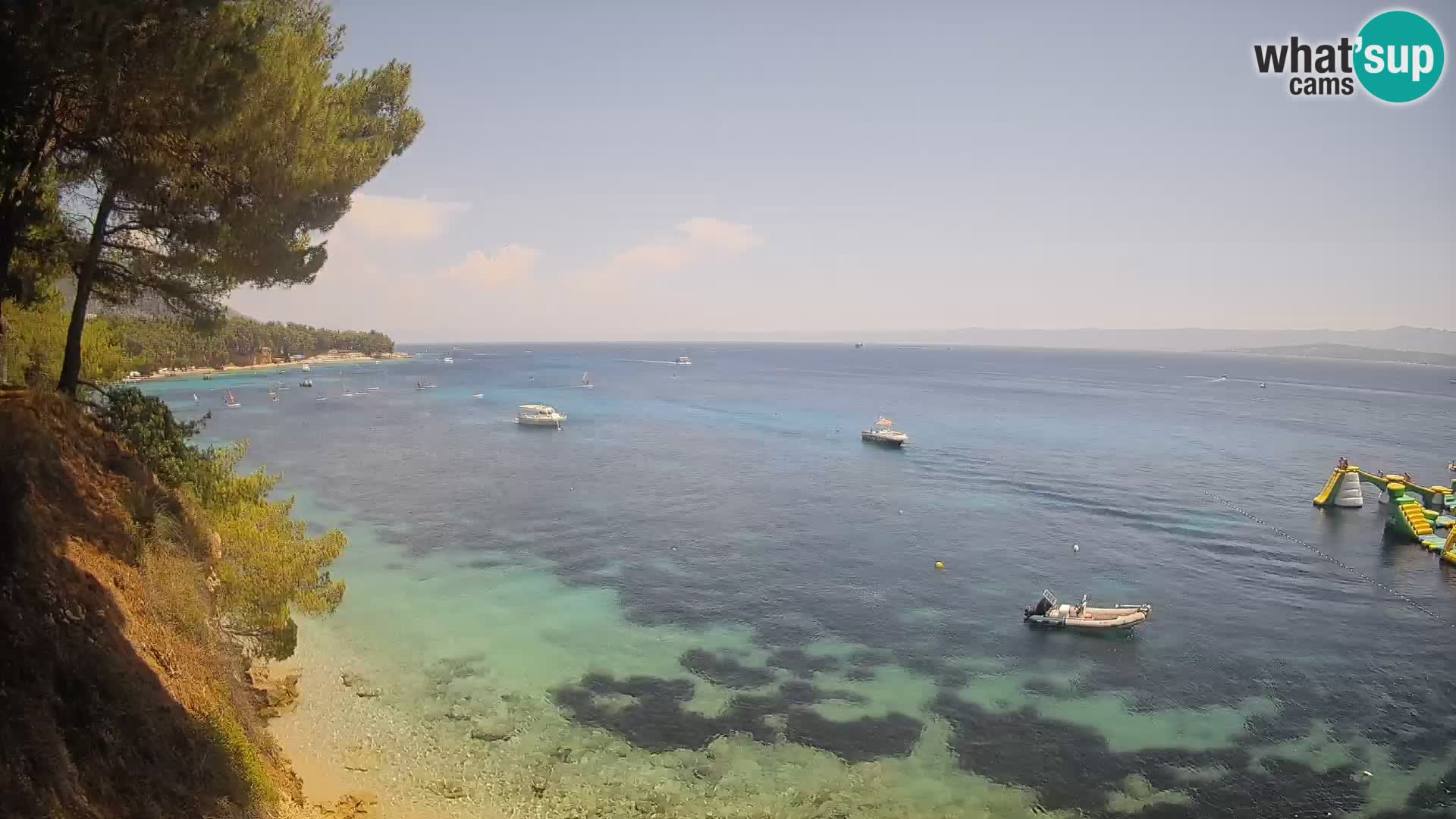 Webcam Playa Potočine Bol – Vista en vivo de Borak Beach, Isla de Brač