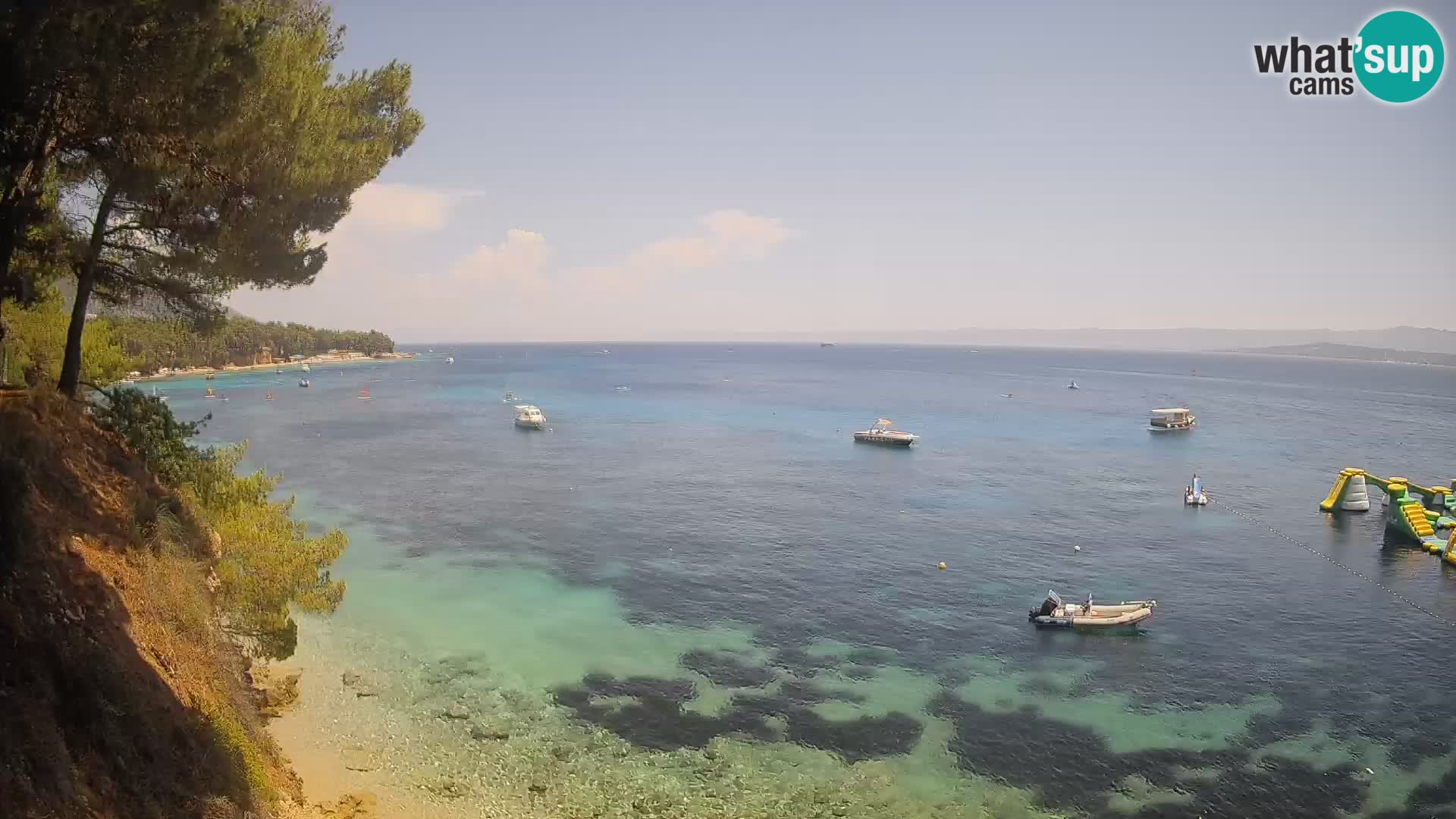 Webcam plage Potočine Bol – Vue en direct sur Borak Beach, île de Brač