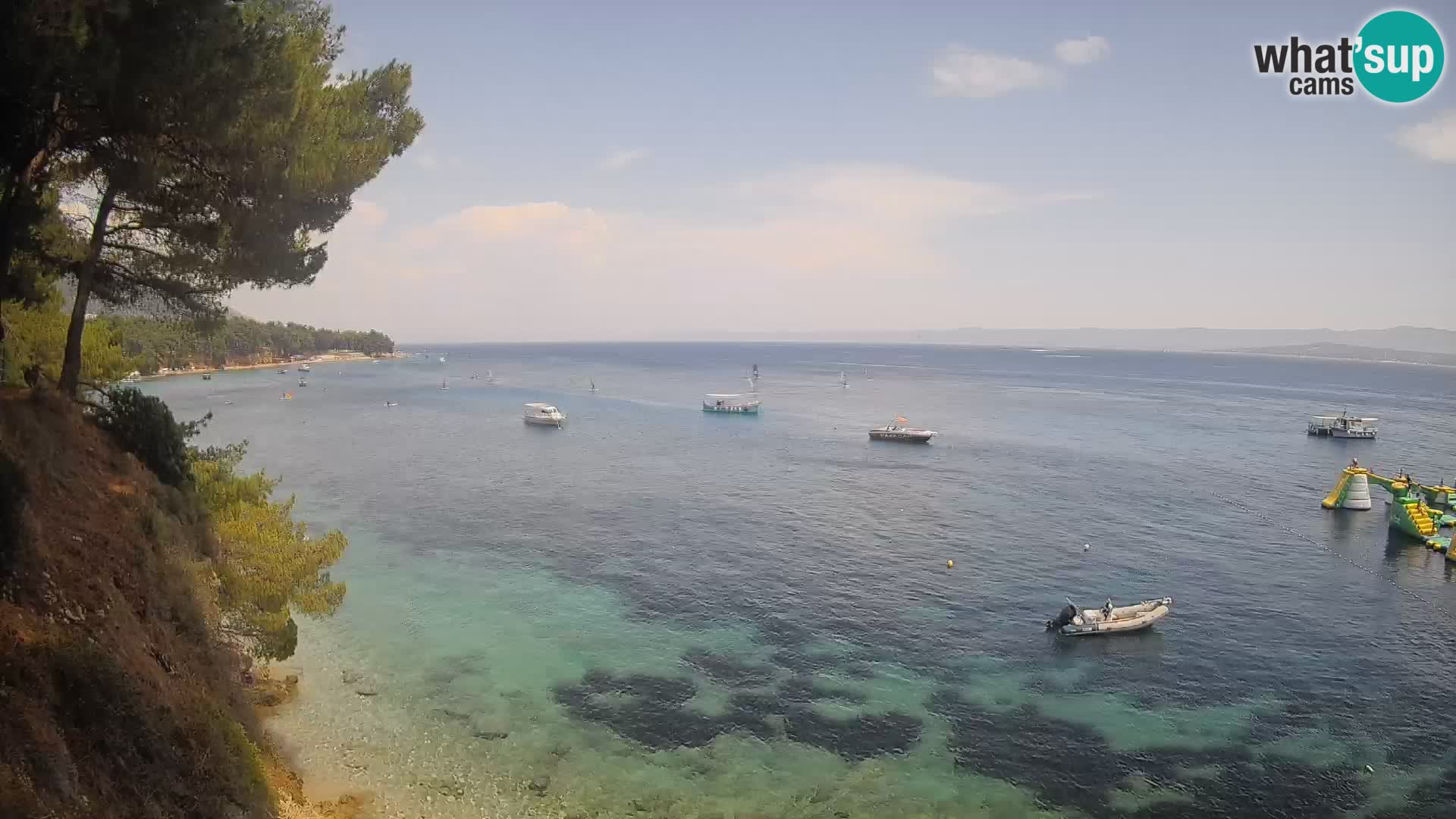 Webcam Strand Potočine Bol – Liveblick auf Borak Beach, Insel Brač
