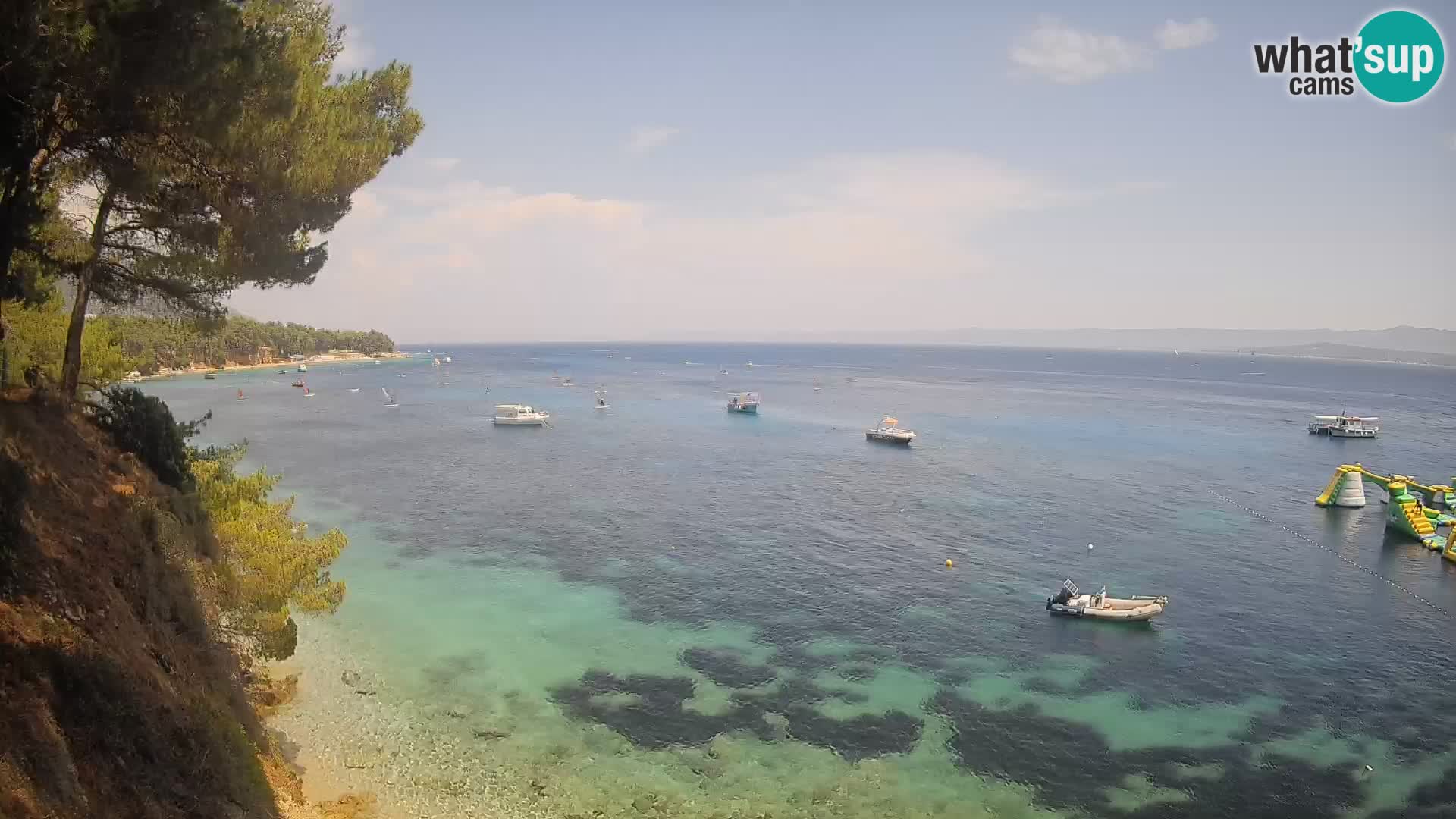 Webcam Playa Potočine Bol – Vista en vivo de Borak Beach, Isla de Brač