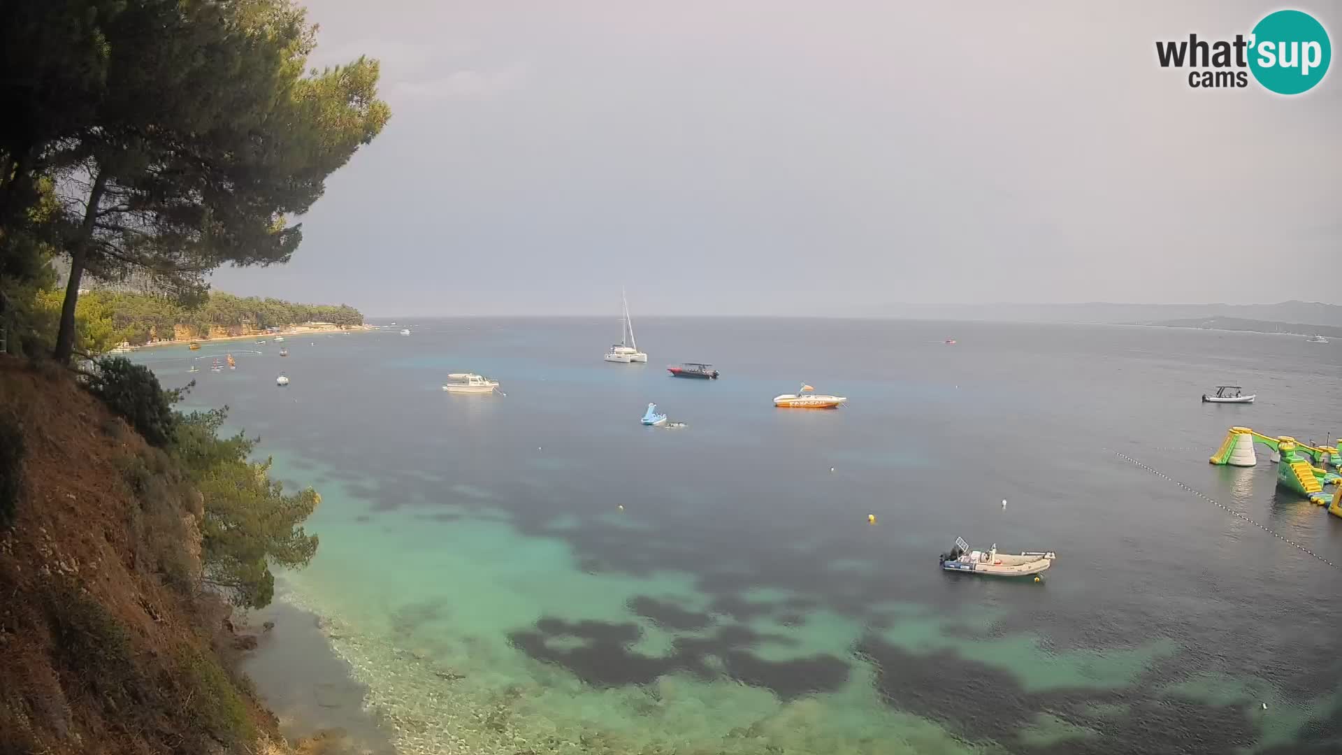Webcam Potočine Beach Bol – Live View of Borak Beach, Brač Island