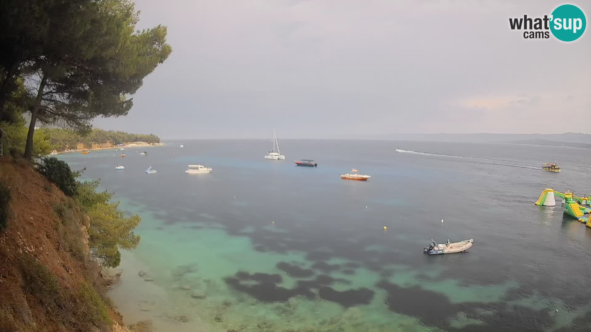 Webcam plage Potočine Bol – Vue en direct sur Borak Beach, île de Brač