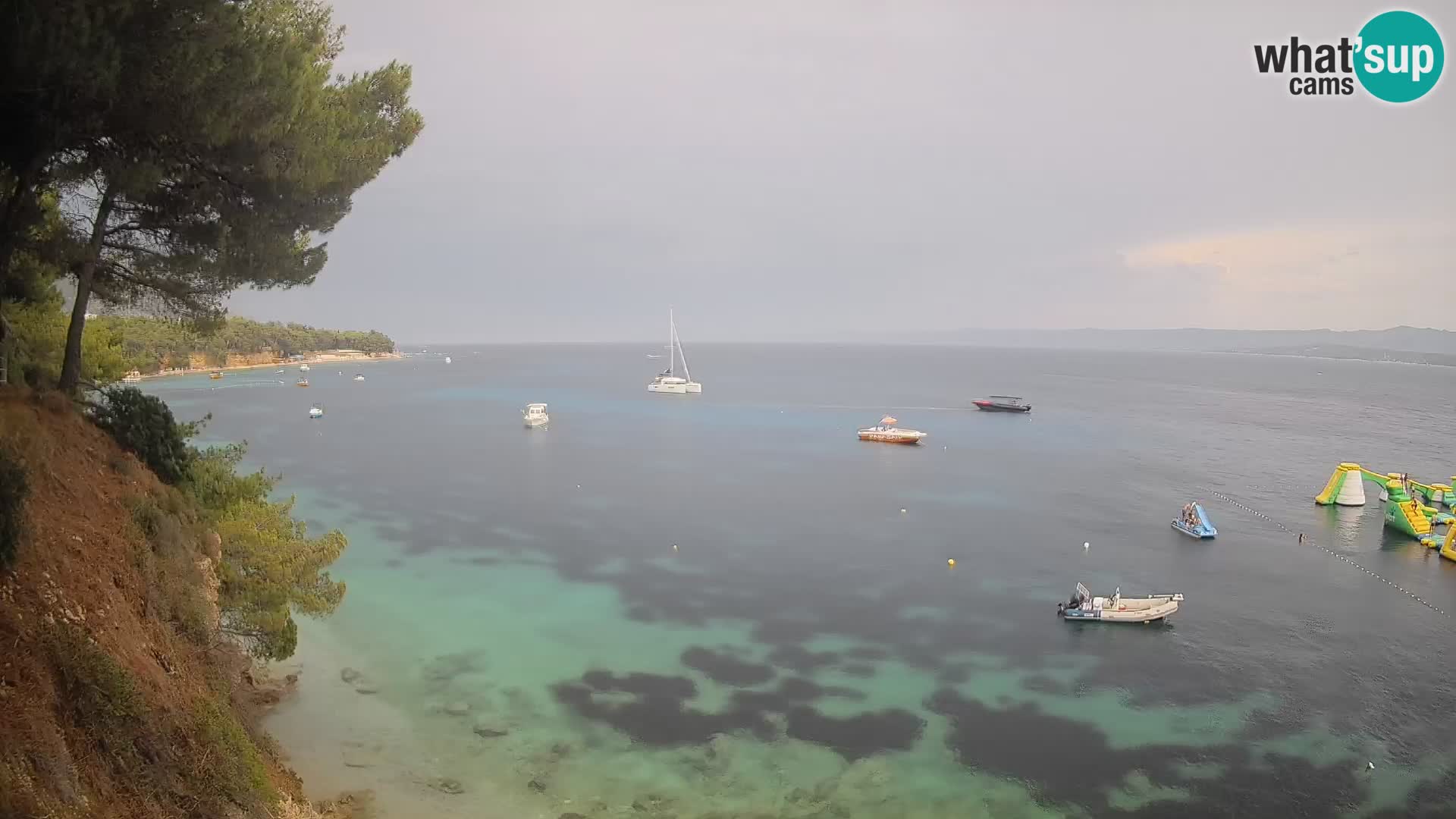 Webcam Playa Potočine Bol – Vista en vivo de Borak Beach, Isla de Brač