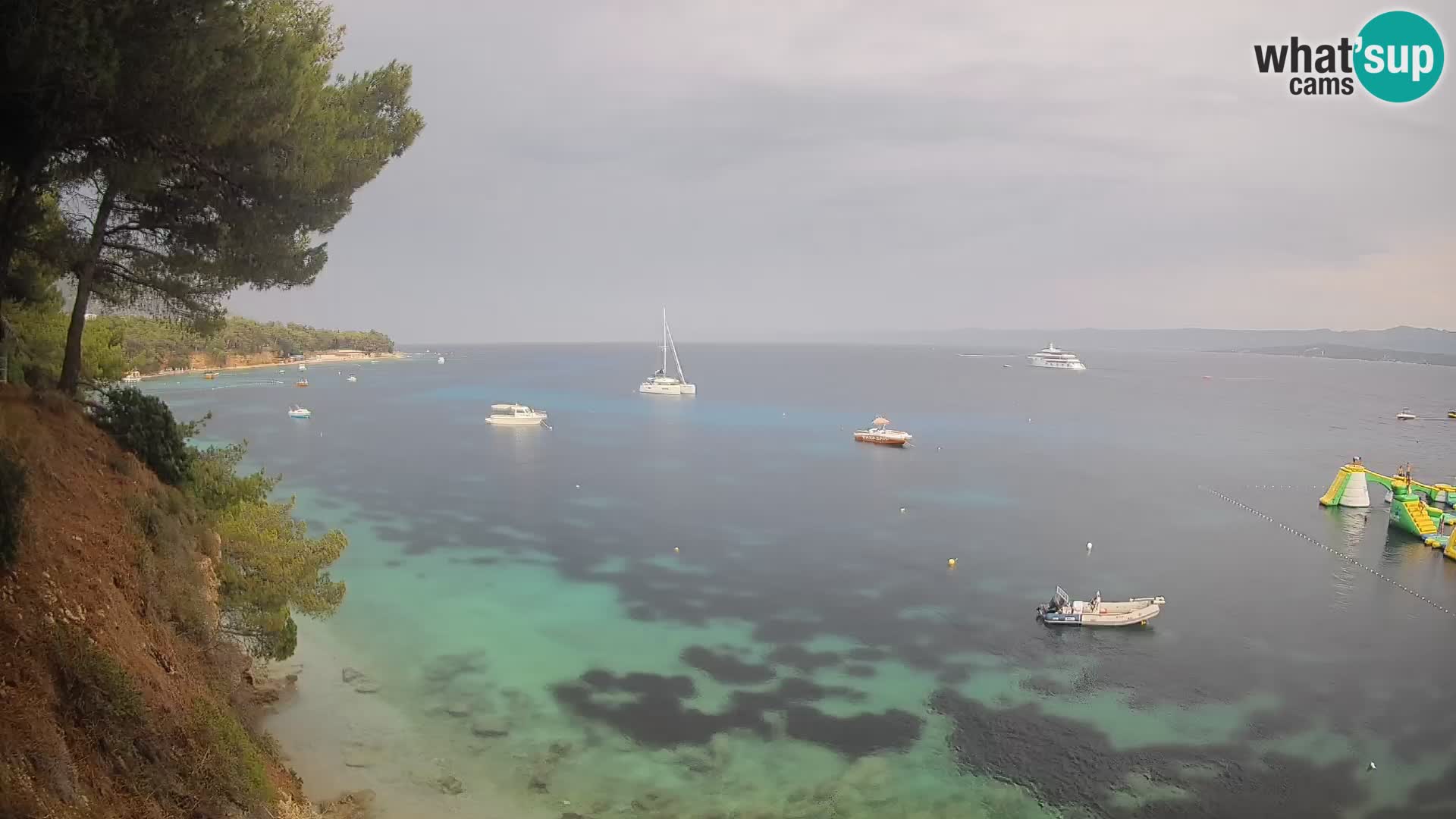 Webcam Strand Potočine Bol – Liveblick auf Borak Beach, Insel Brač