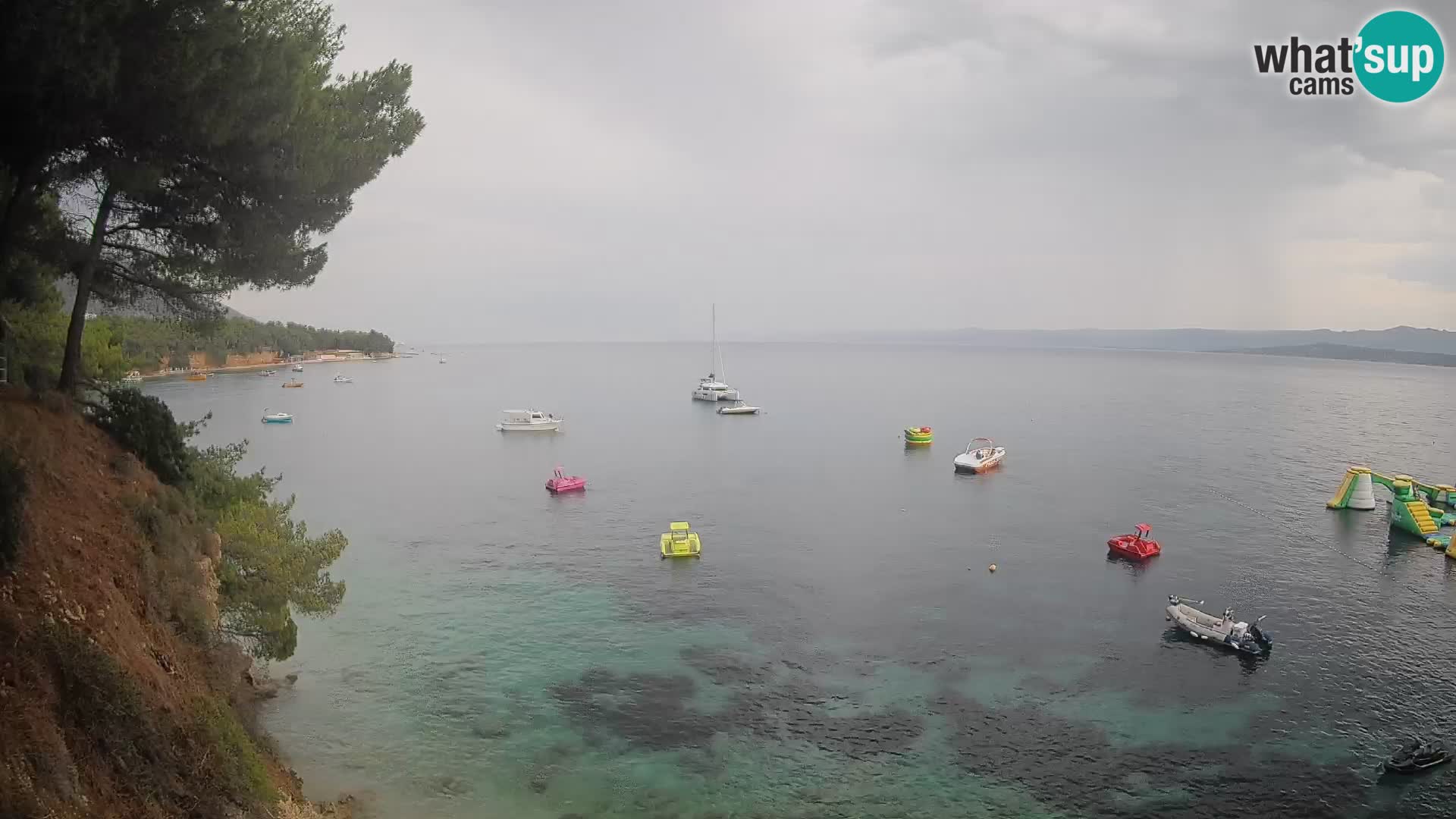 Webcam Potočine Beach Bol – Live View of Borak Beach, Brač Island