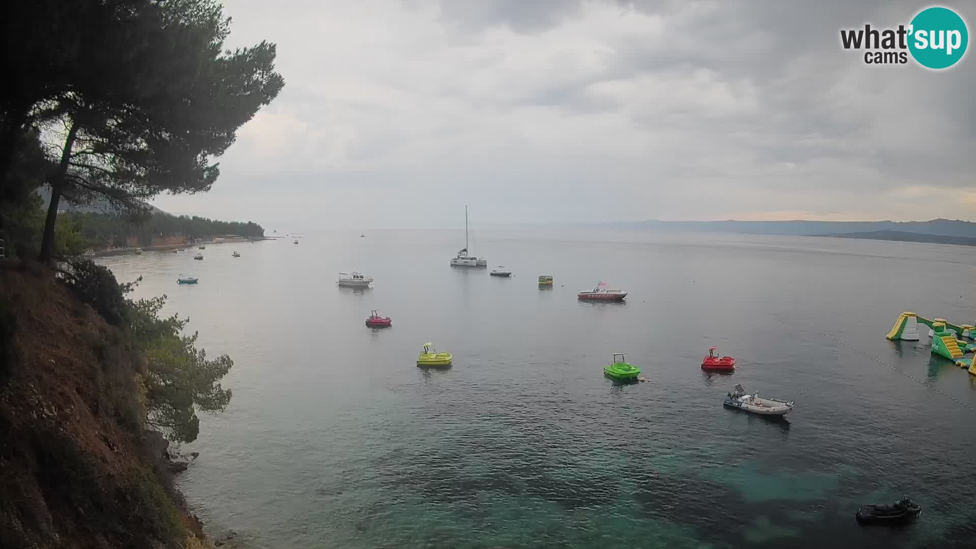 Webcam Strand Potočine Bol – Liveblick auf Borak Beach, Insel Brač