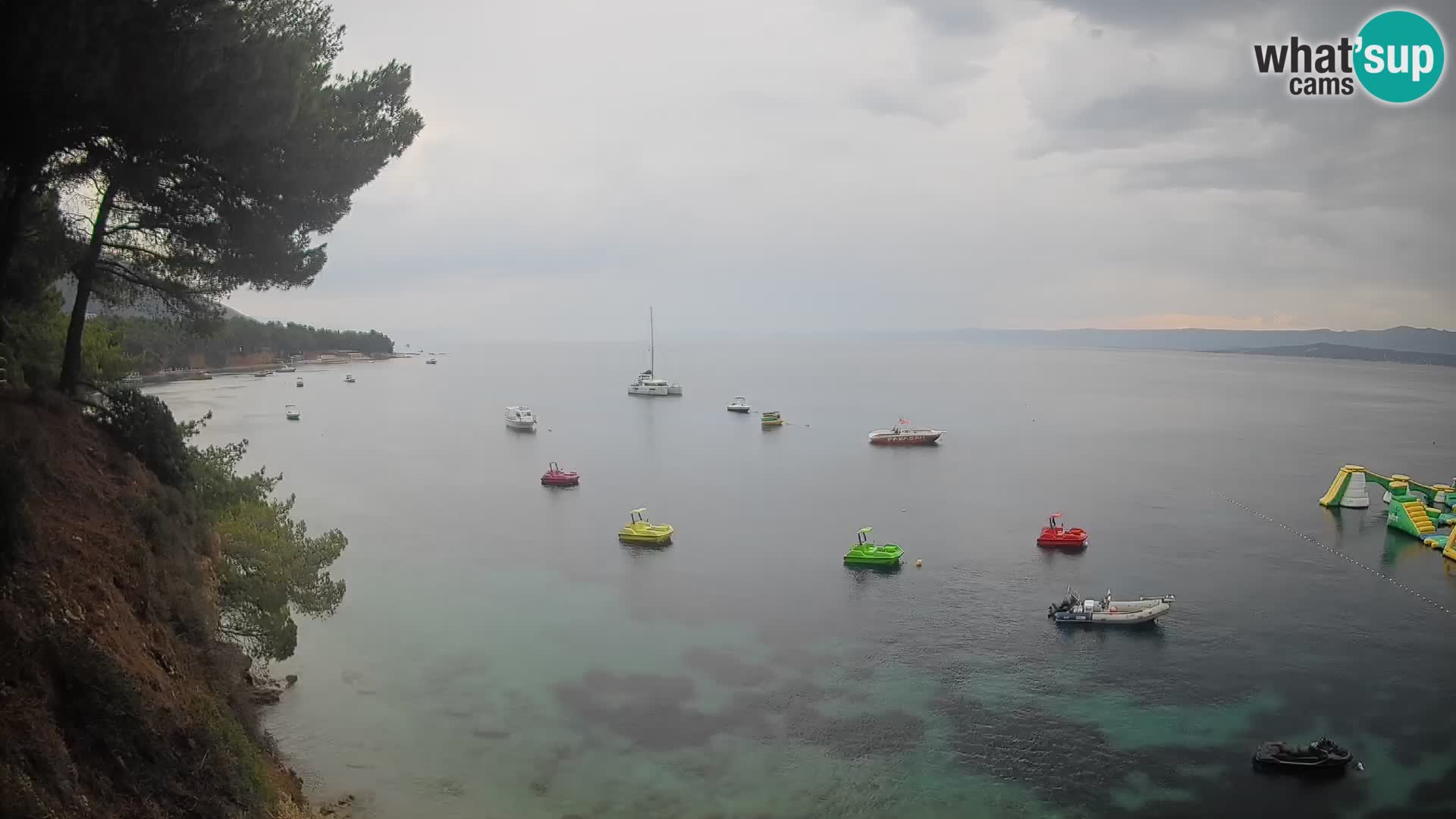 Webcam plage Potočine Bol – Vue en direct sur Borak Beach, île de Brač