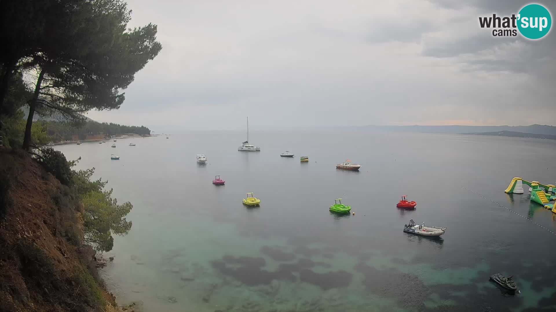 Webcam plage Potočine Bol – Vue en direct sur Borak Beach, île de Brač