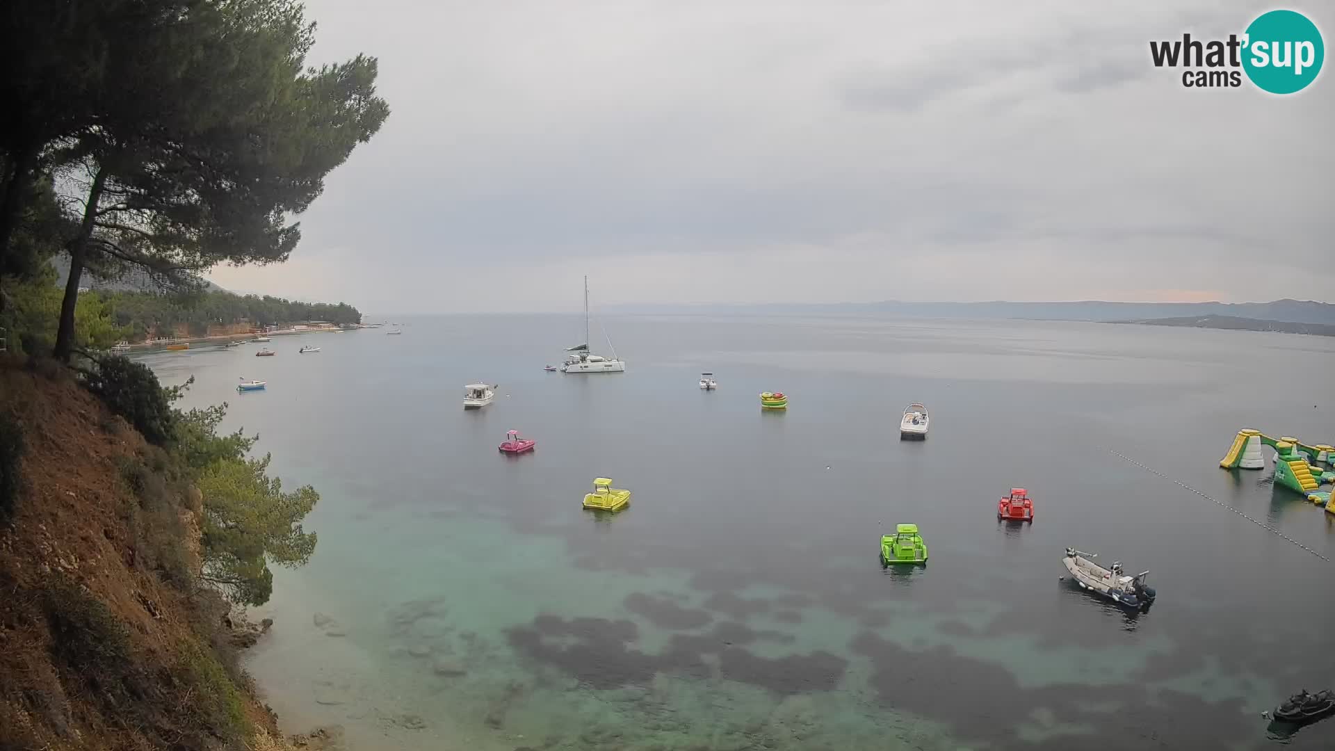 Webcam plage Potočine Bol – Vue en direct sur Borak Beach, île de Brač