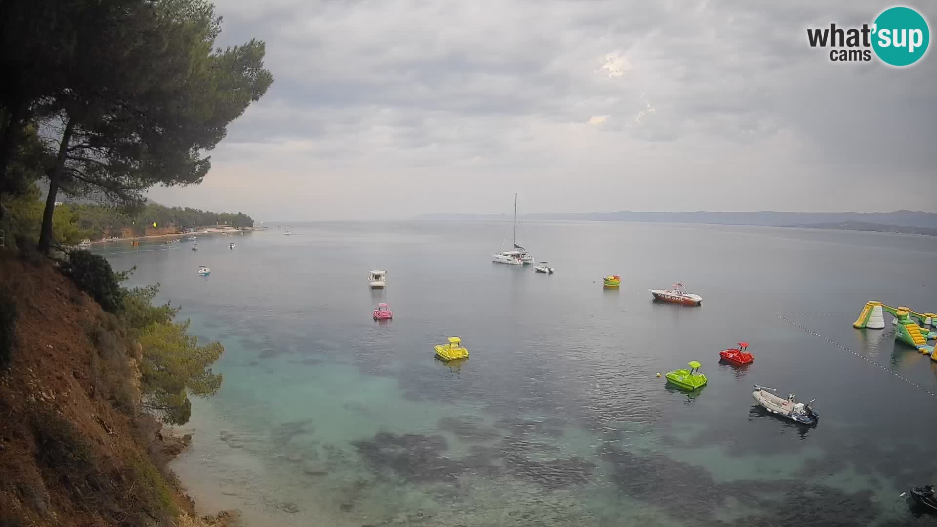 Webcam Potočine Beach Bol – Live View of Borak Beach, Brač Island