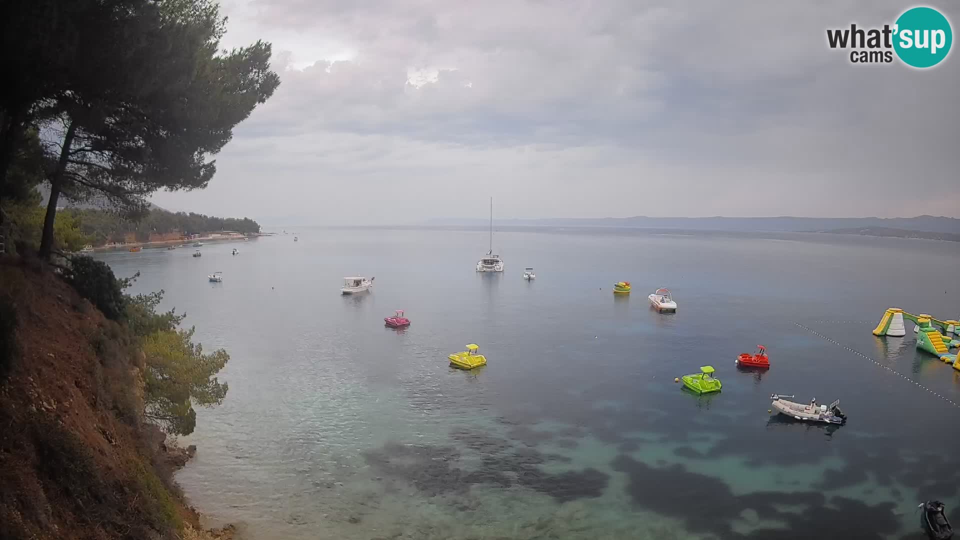 Webcam Playa Potočine Bol – Vista en vivo de Borak Beach, Isla de Brač