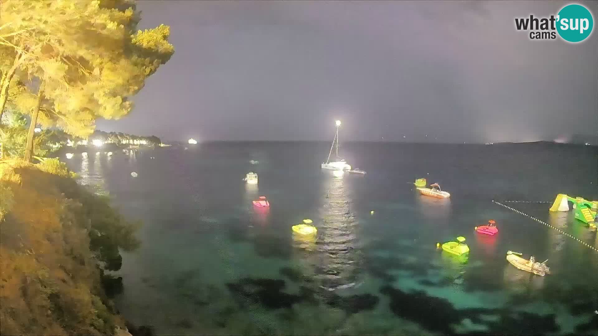Webcam Potočine Beach Bol – Live View of Borak Beach, Brač Island