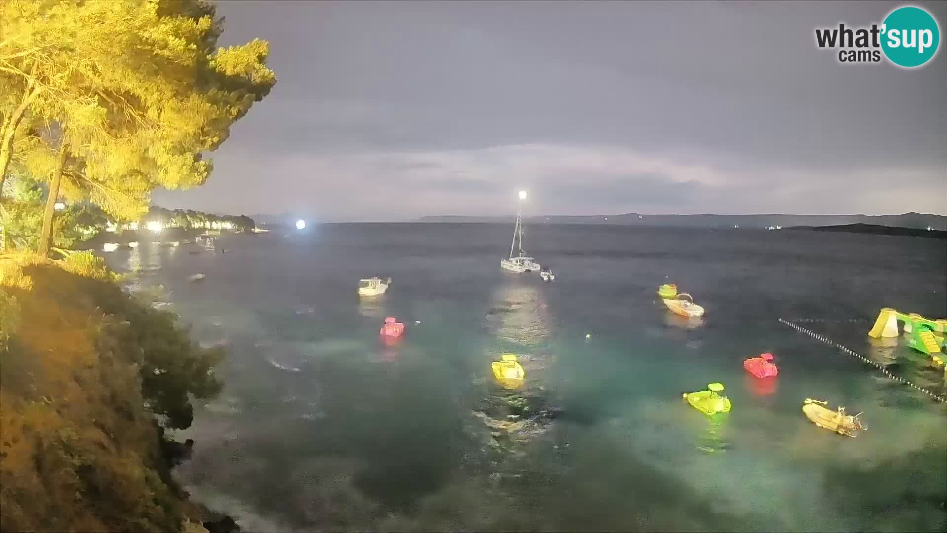Webcam Strand Potočine Bol – Liveblick auf Borak Beach, Insel Brač
