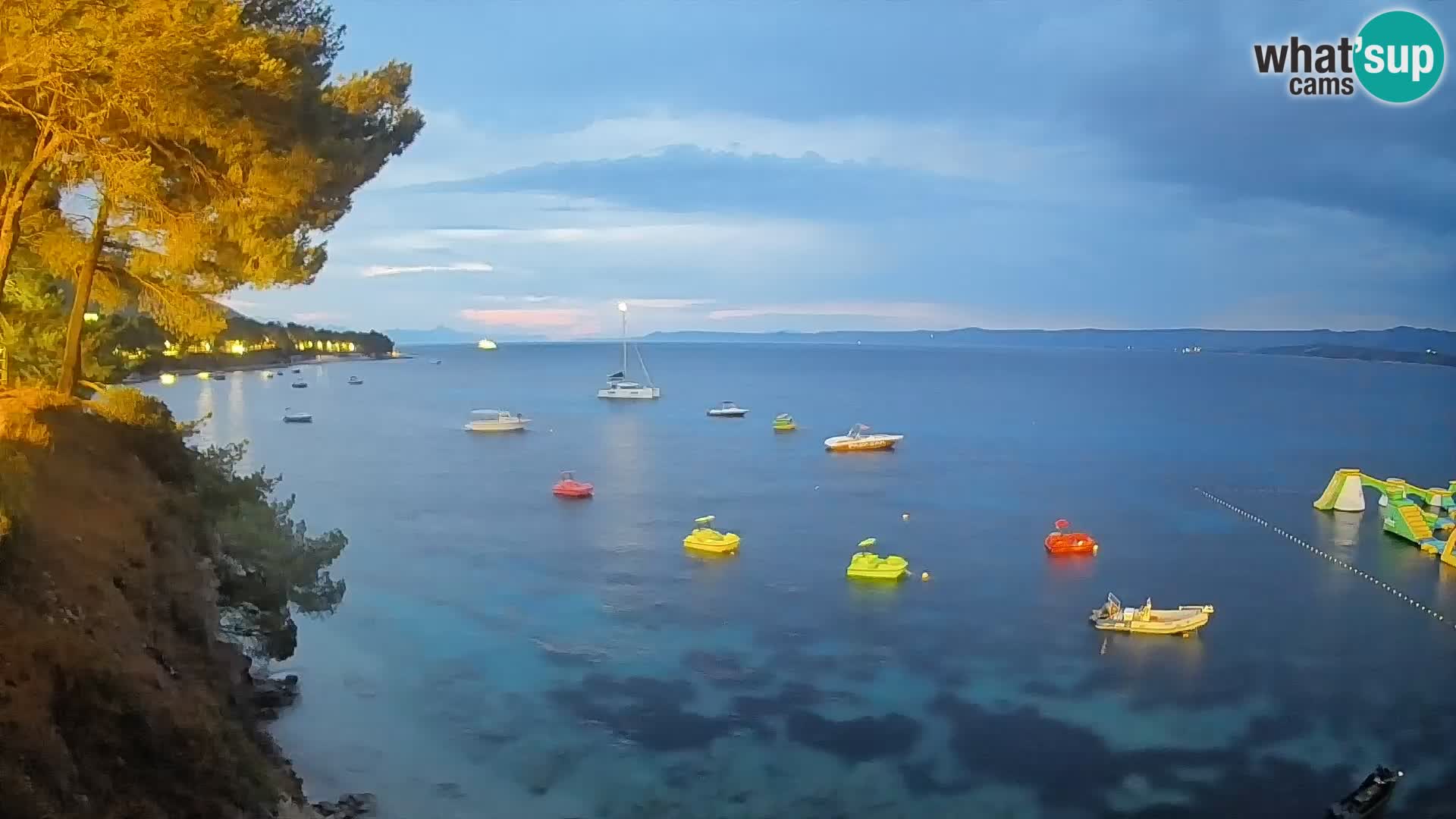 Webcam Playa Potočine Bol – Vista en vivo de Borak Beach, Isla de Brač