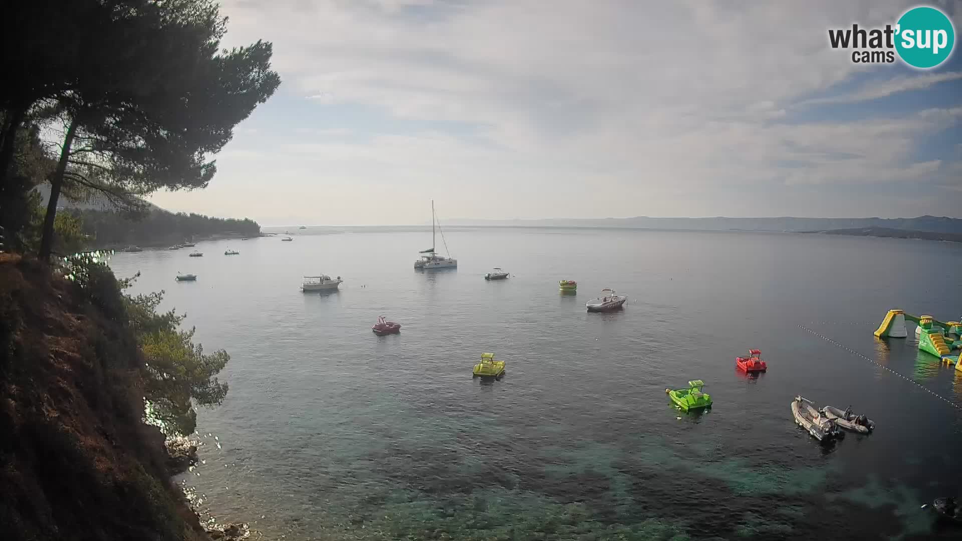 Webcam Strand Potočine Bol – Liveblick auf Borak Beach, Insel Brač