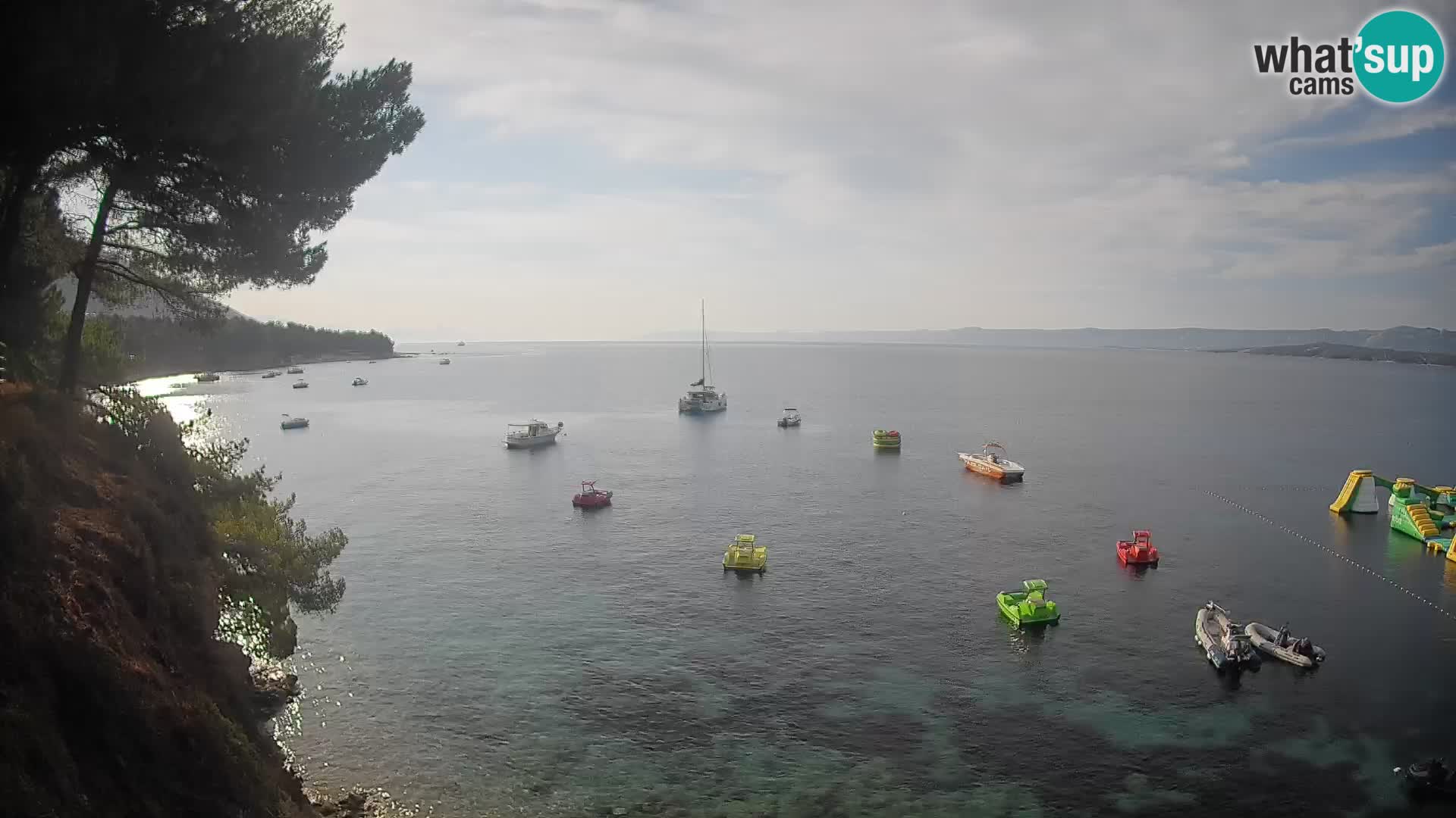 Webcam Potočine Beach Bol – Live View of Borak Beach, Brač Island