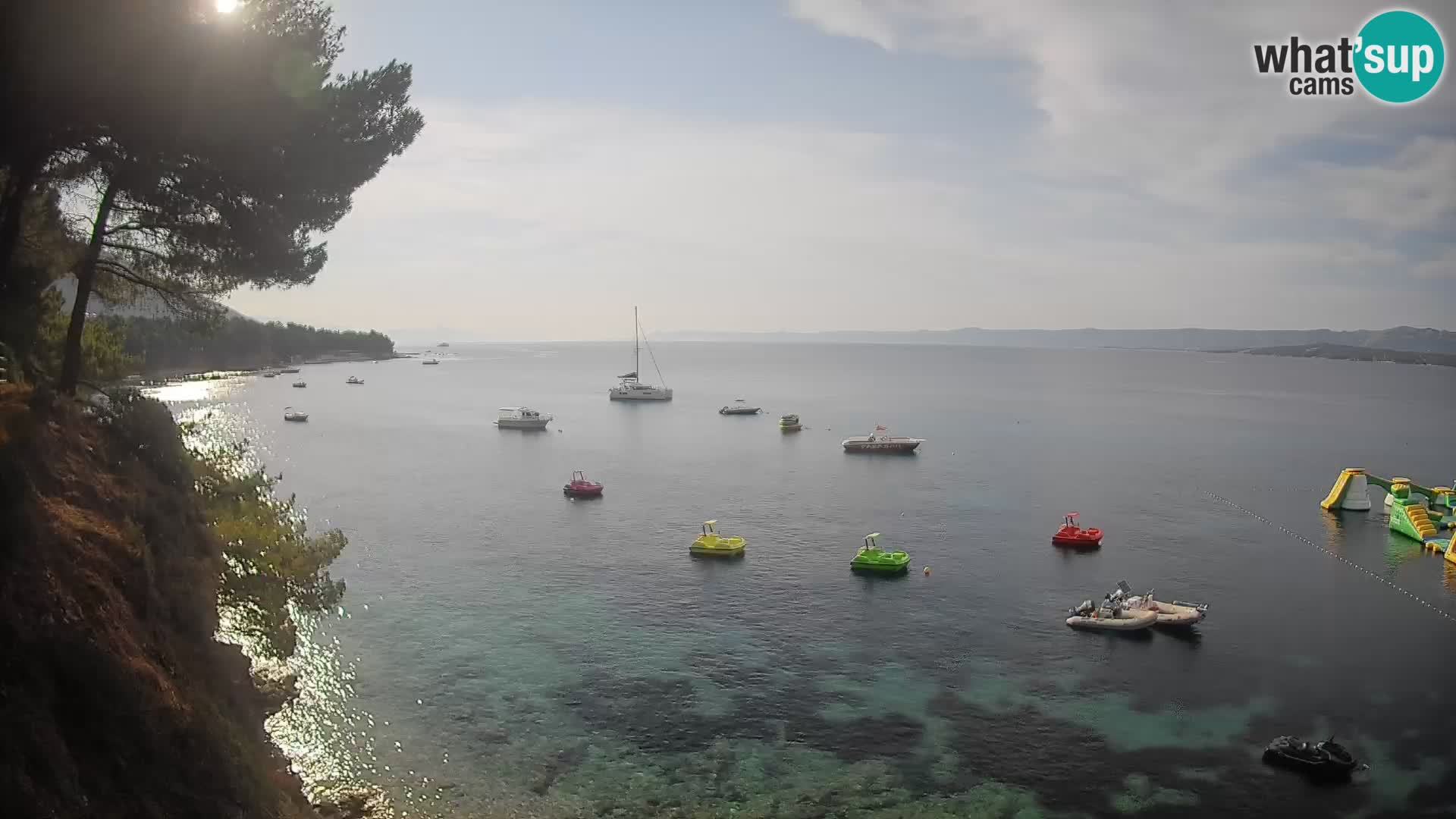 Webcam Potočine Beach Bol – Live View of Borak Beach, Brač Island