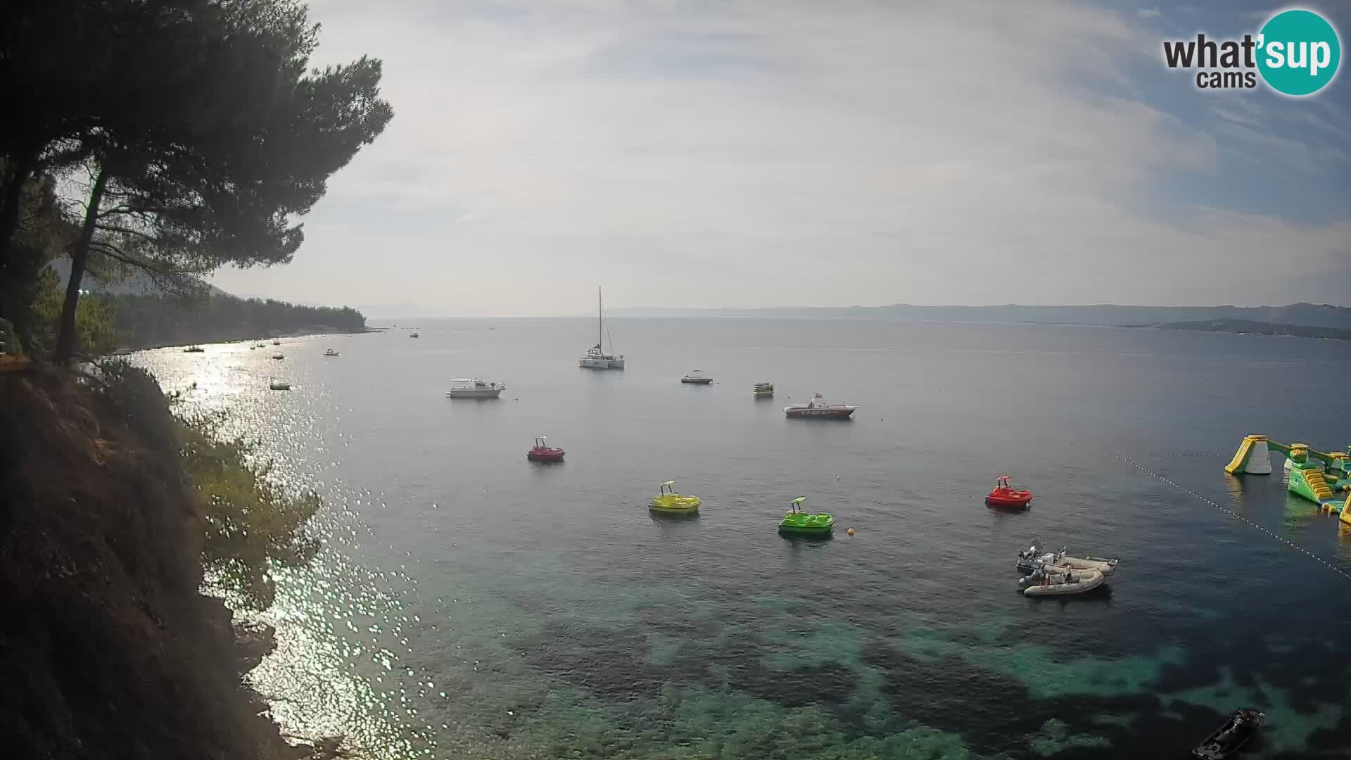 Webcam Potočine Beach Bol – Live View of Borak Beach, Brač Island