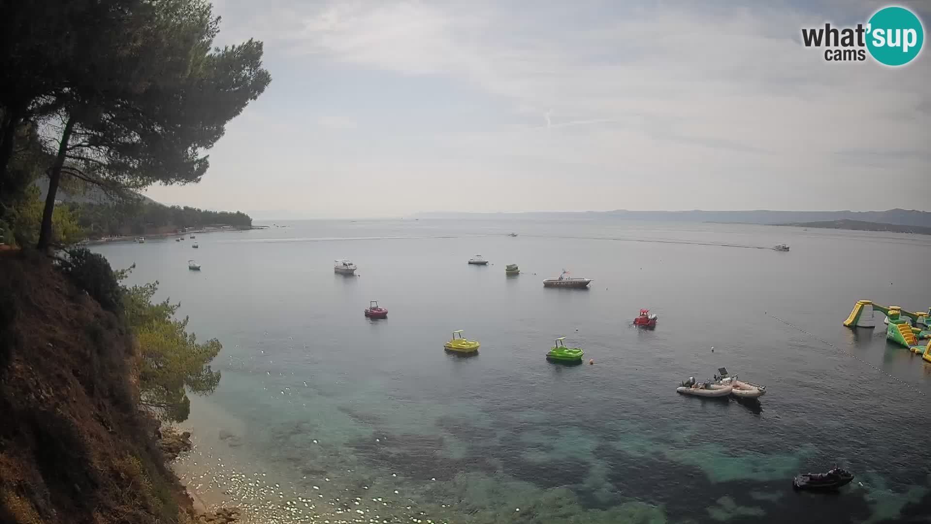 Webcam Potočine Beach Bol – Live View of Borak Beach, Brač Island