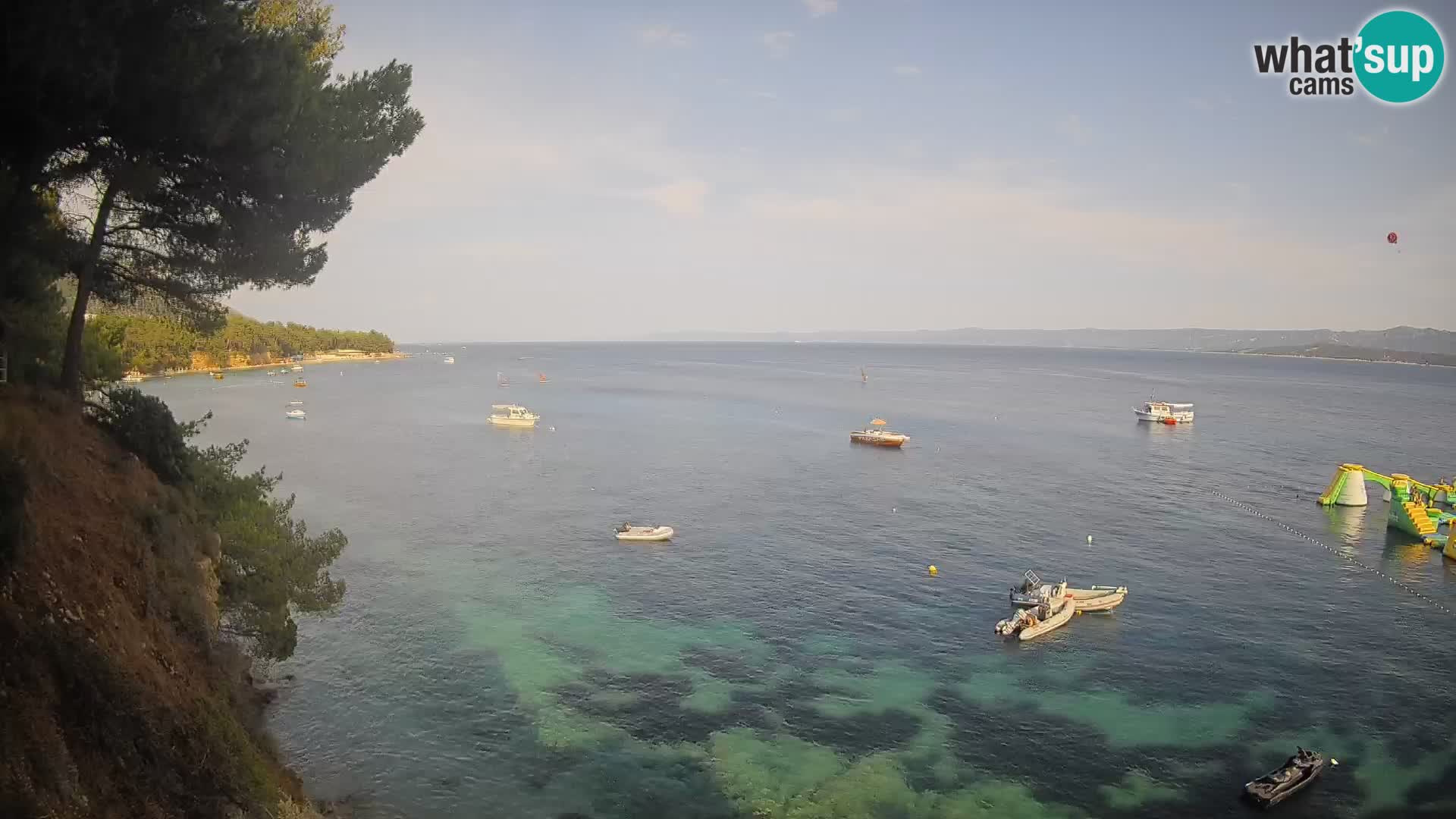 Webcam Playa Potočine Bol – Vista en vivo de Borak Beach, Isla de Brač
