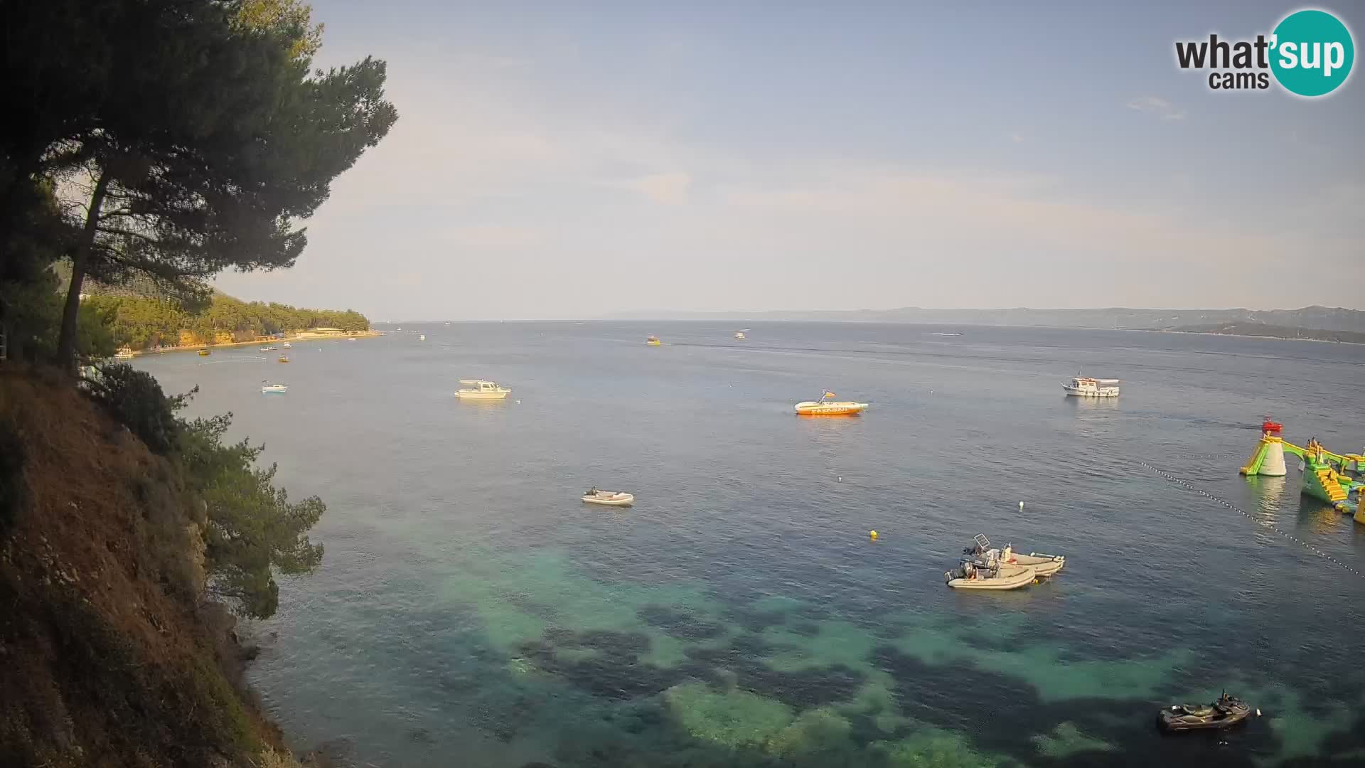 Webcam plage Potočine Bol – Vue en direct sur Borak Beach, île de Brač