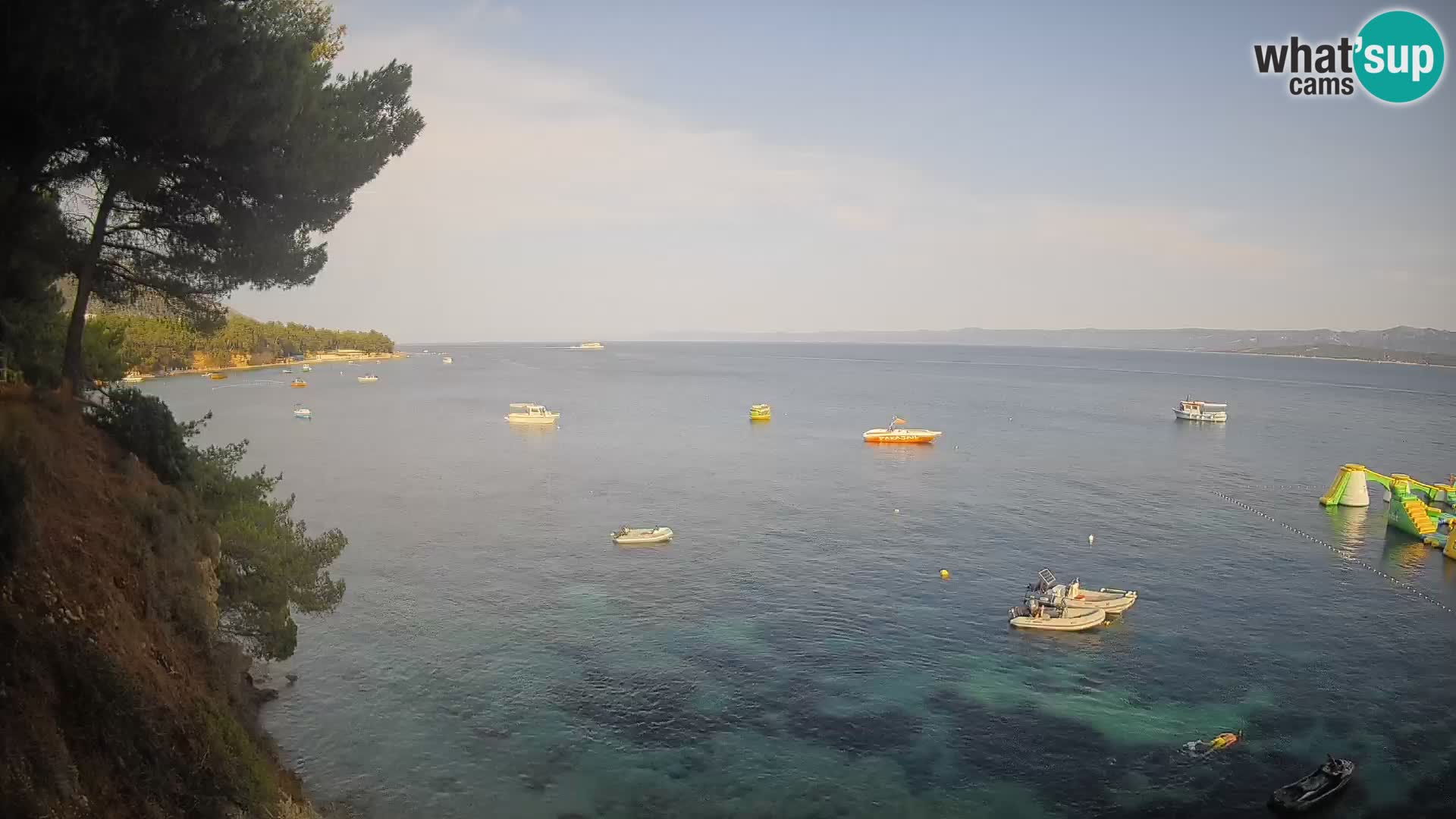 Webcam plage Potočine Bol – Vue en direct sur Borak Beach, île de Brač