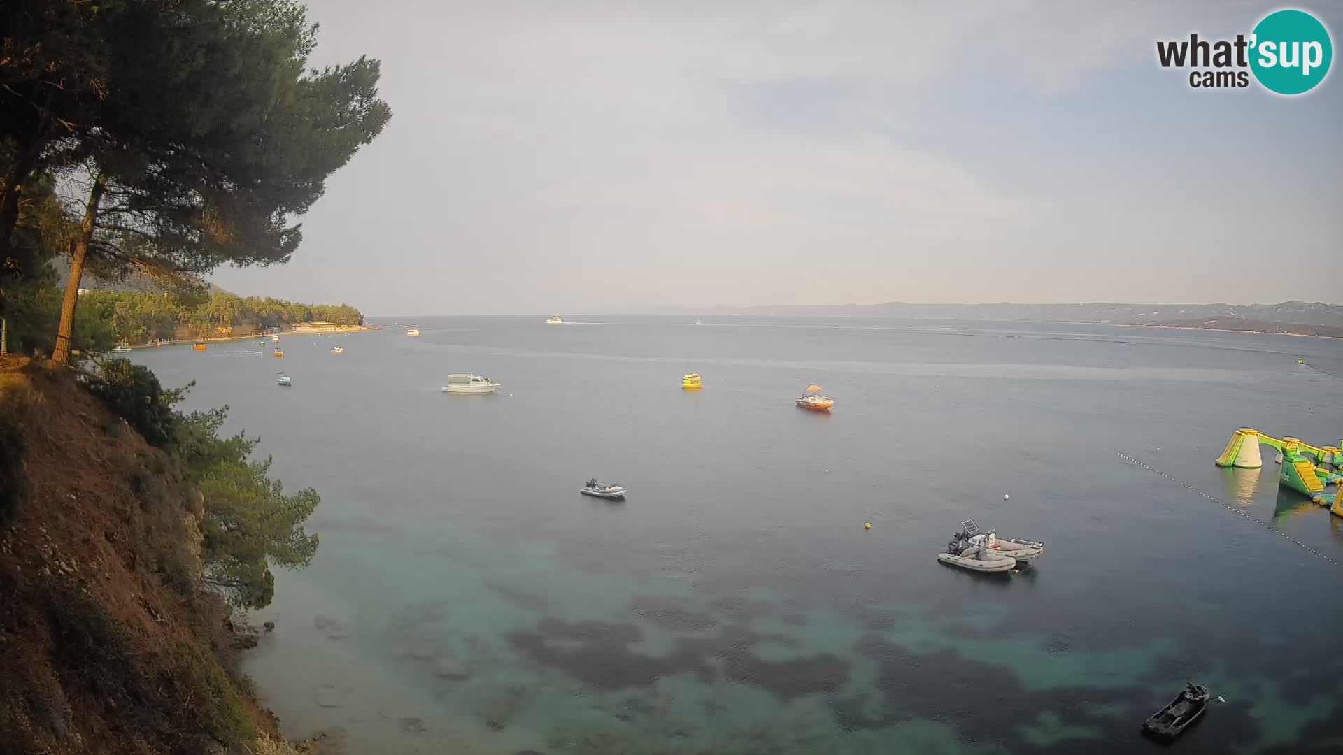Webcam plage Potočine Bol – Vue en direct sur Borak Beach, île de Brač