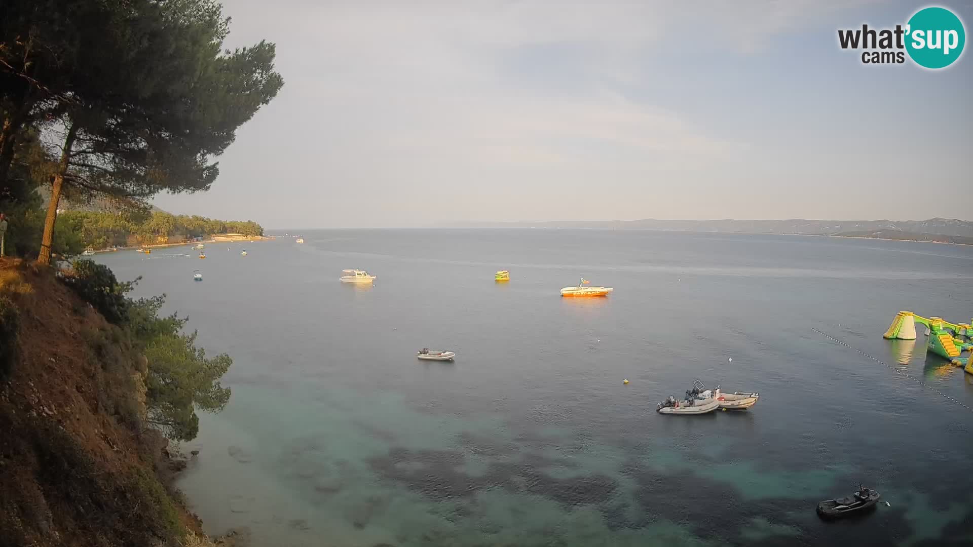 Webcam plage Potočine Bol – Vue en direct sur Borak Beach, île de Brač