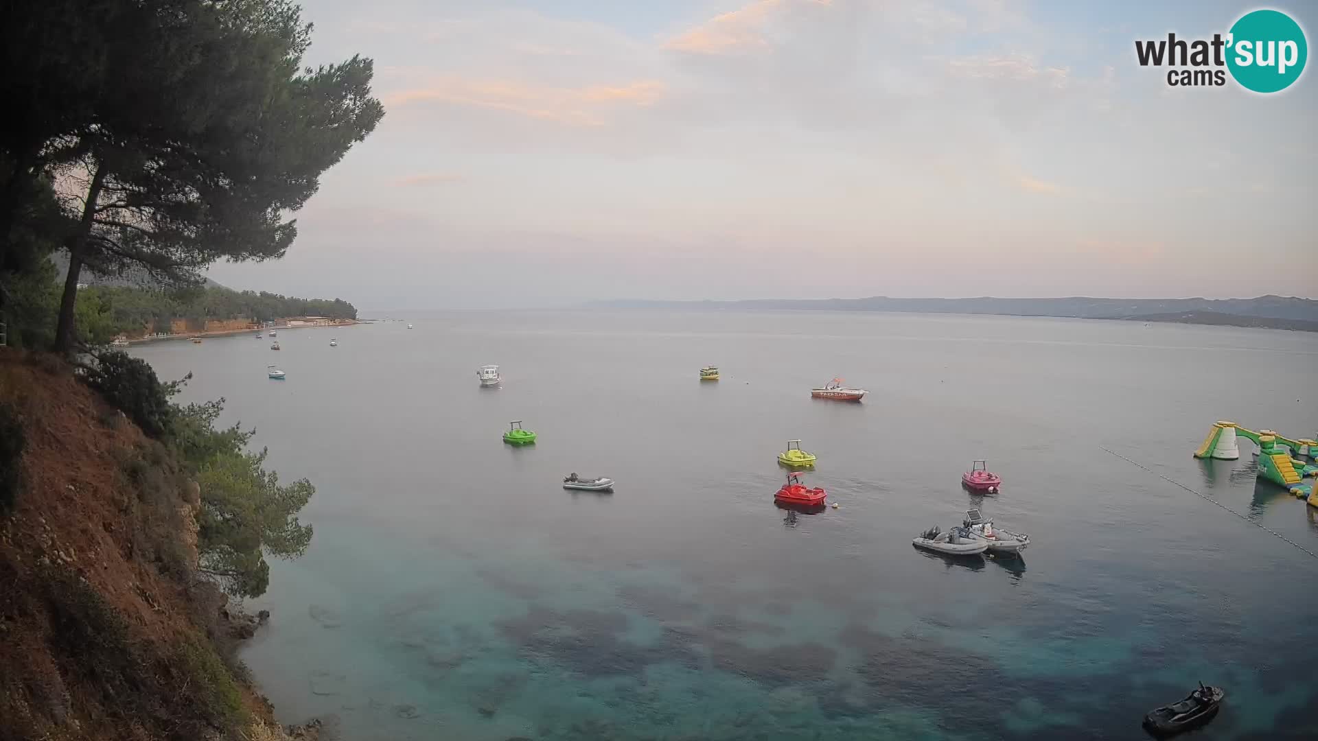 Webcam Playa Potočine Bol – Vista en vivo de Borak Beach, Isla de Brač