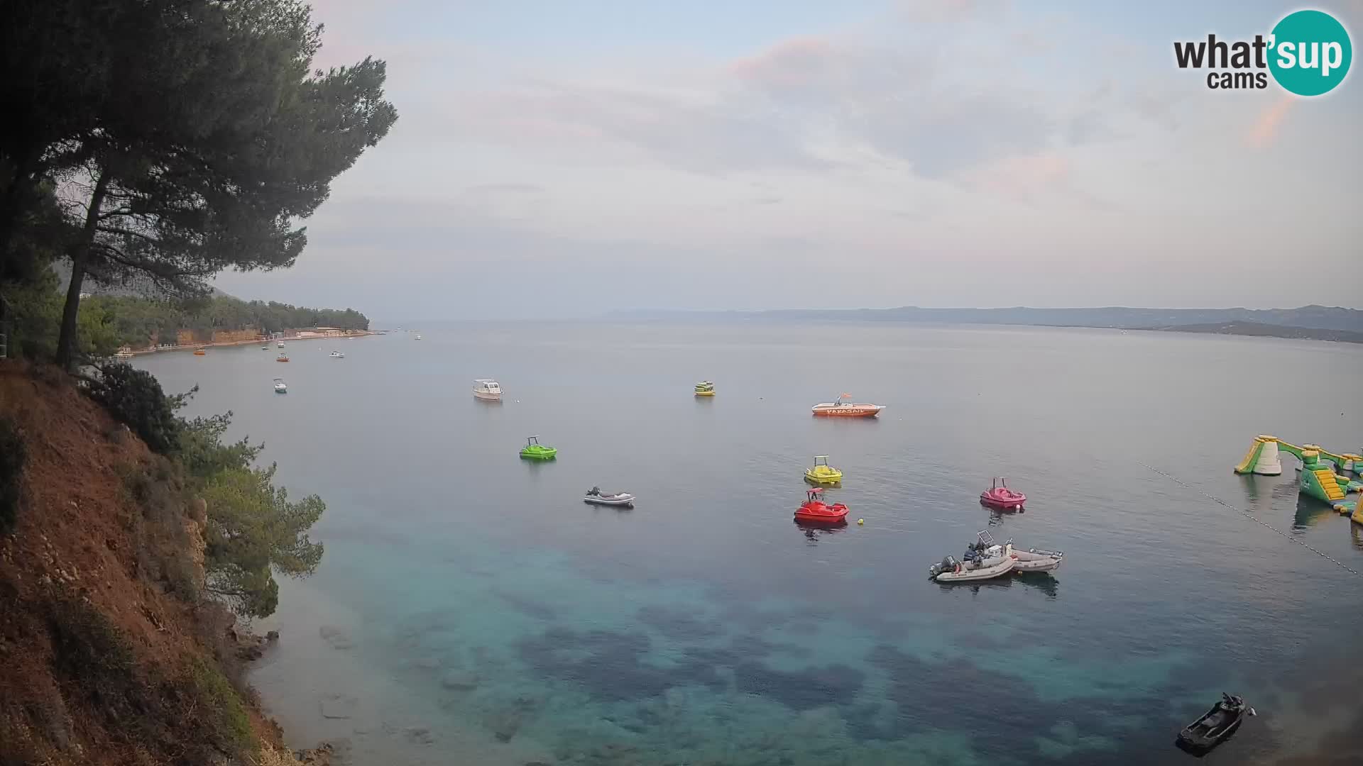 Webcam plage Potočine Bol – Vue en direct sur Borak Beach, île de Brač