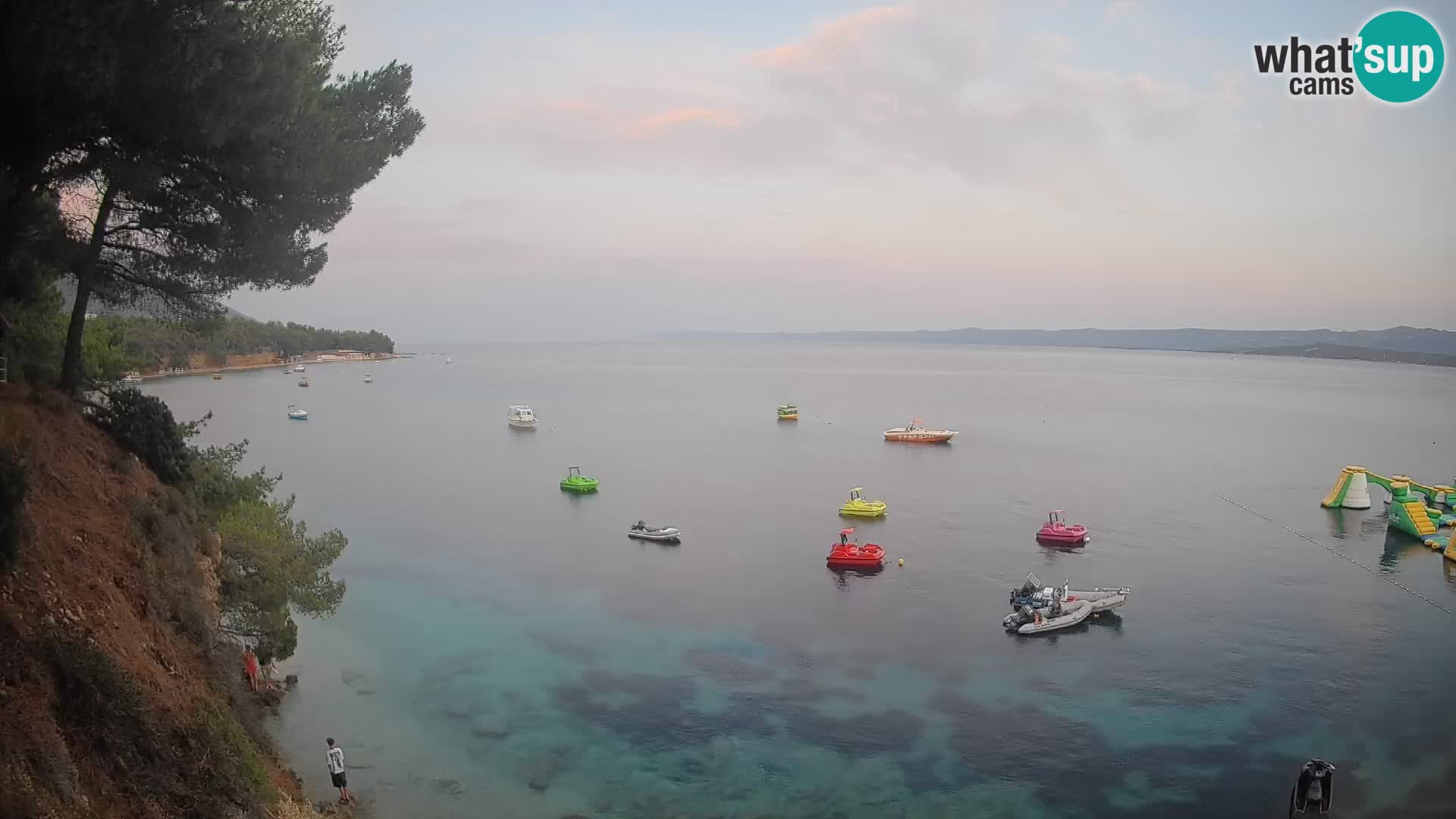 Webcam plage Potočine Bol – Vue en direct sur Borak Beach, île de Brač