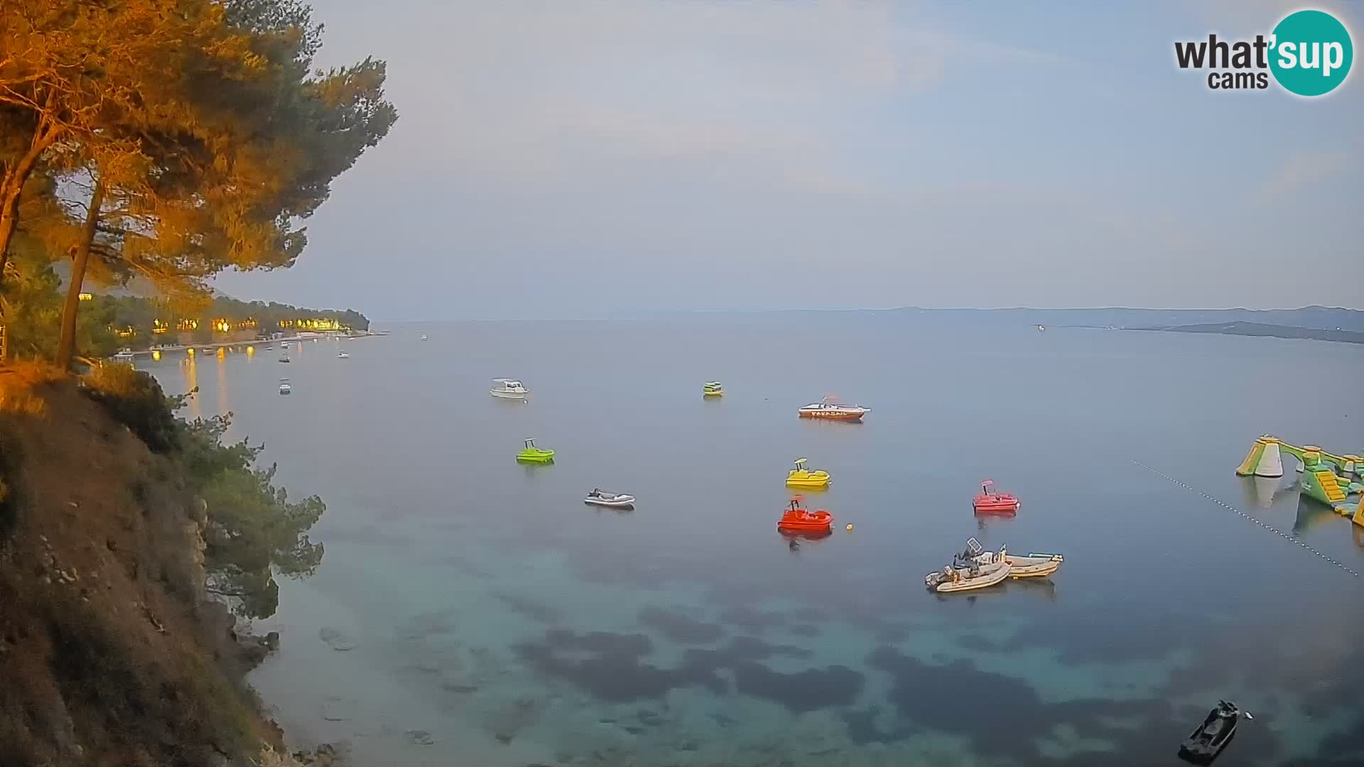 Webcam plage Potočine Bol – Vue en direct sur Borak Beach, île de Brač